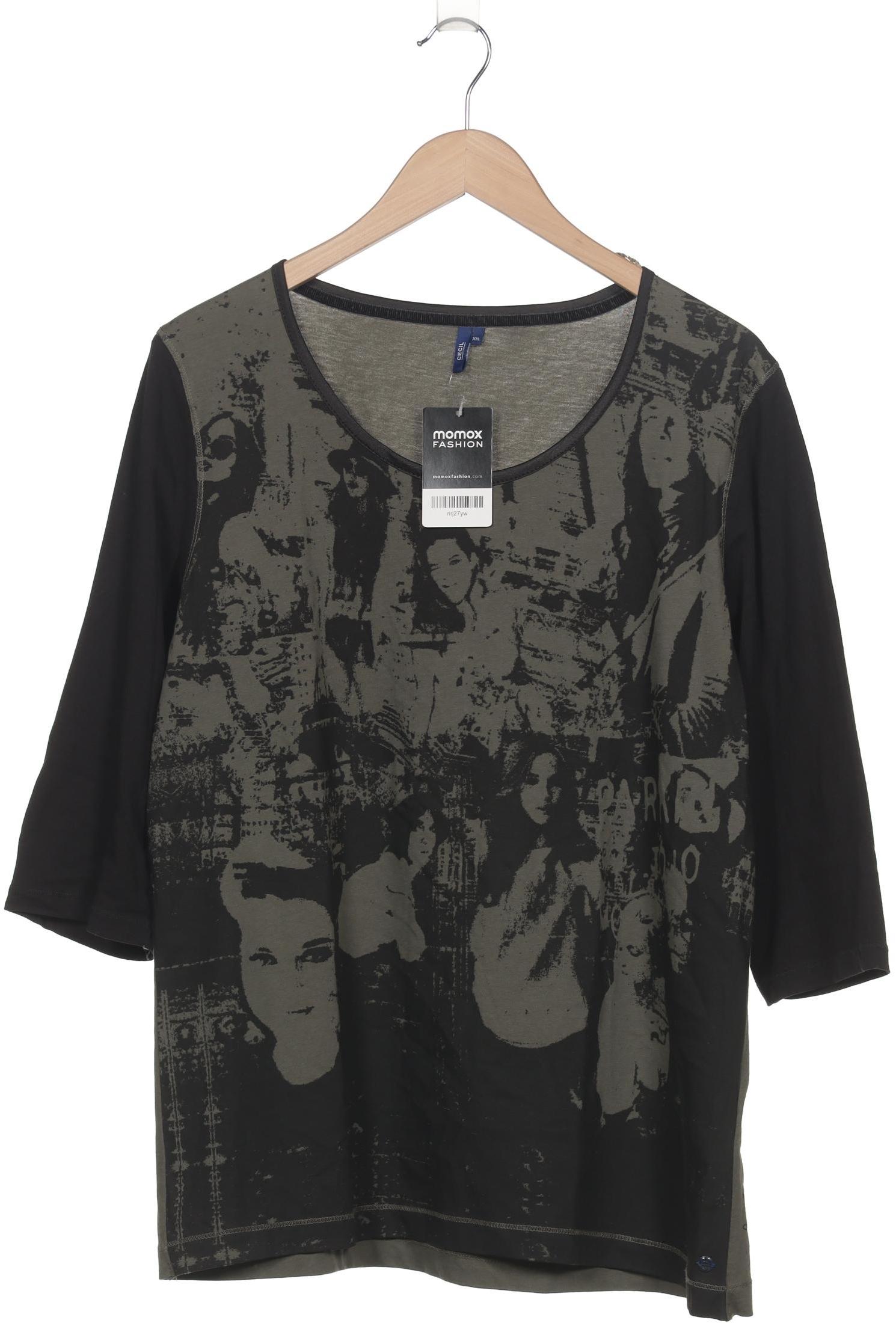 

Cecil Damen Langarmshirt, grün, Gr. 46