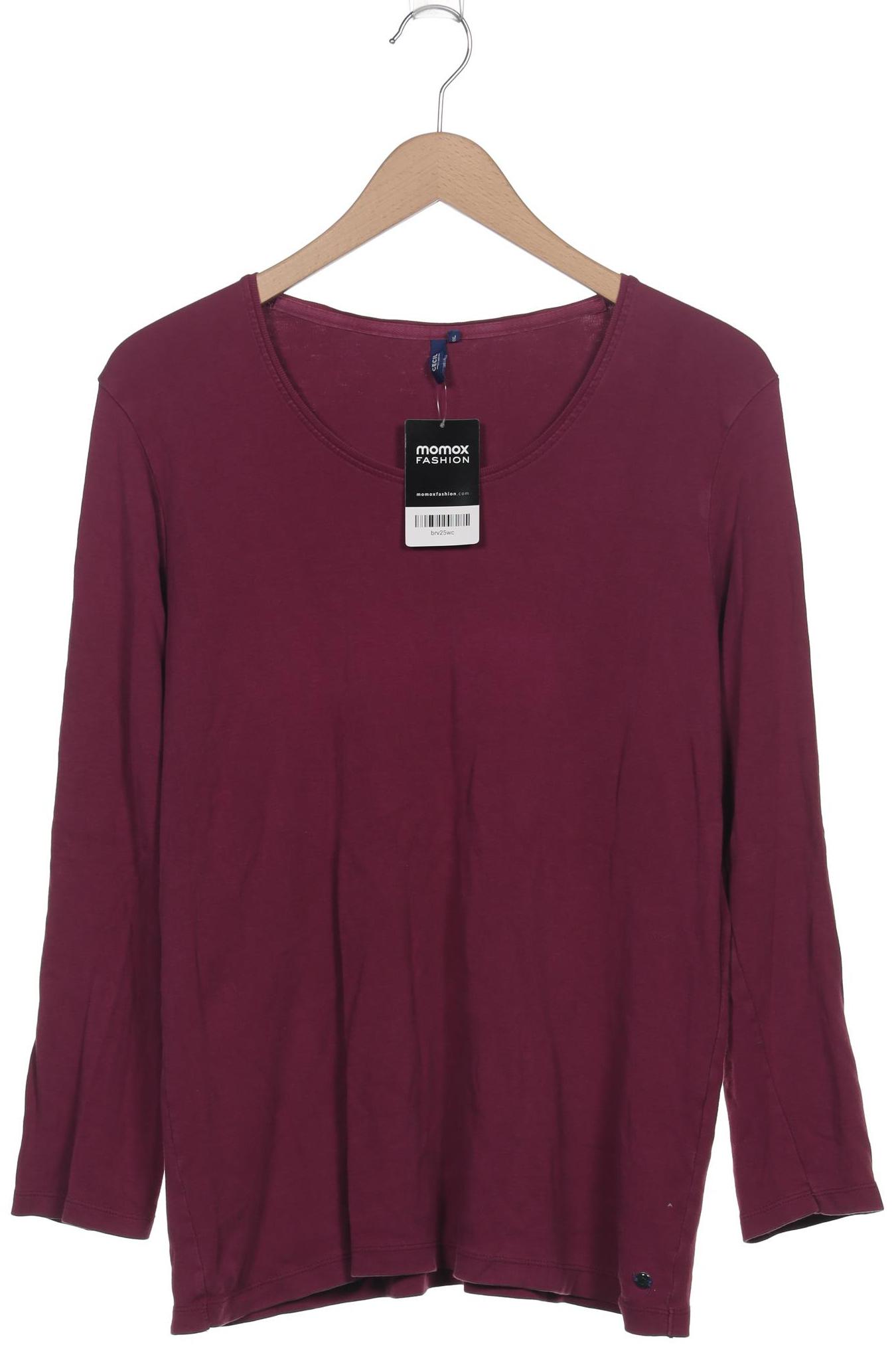 

Cecil Damen Langarmshirt, bordeaux, Gr. 46
