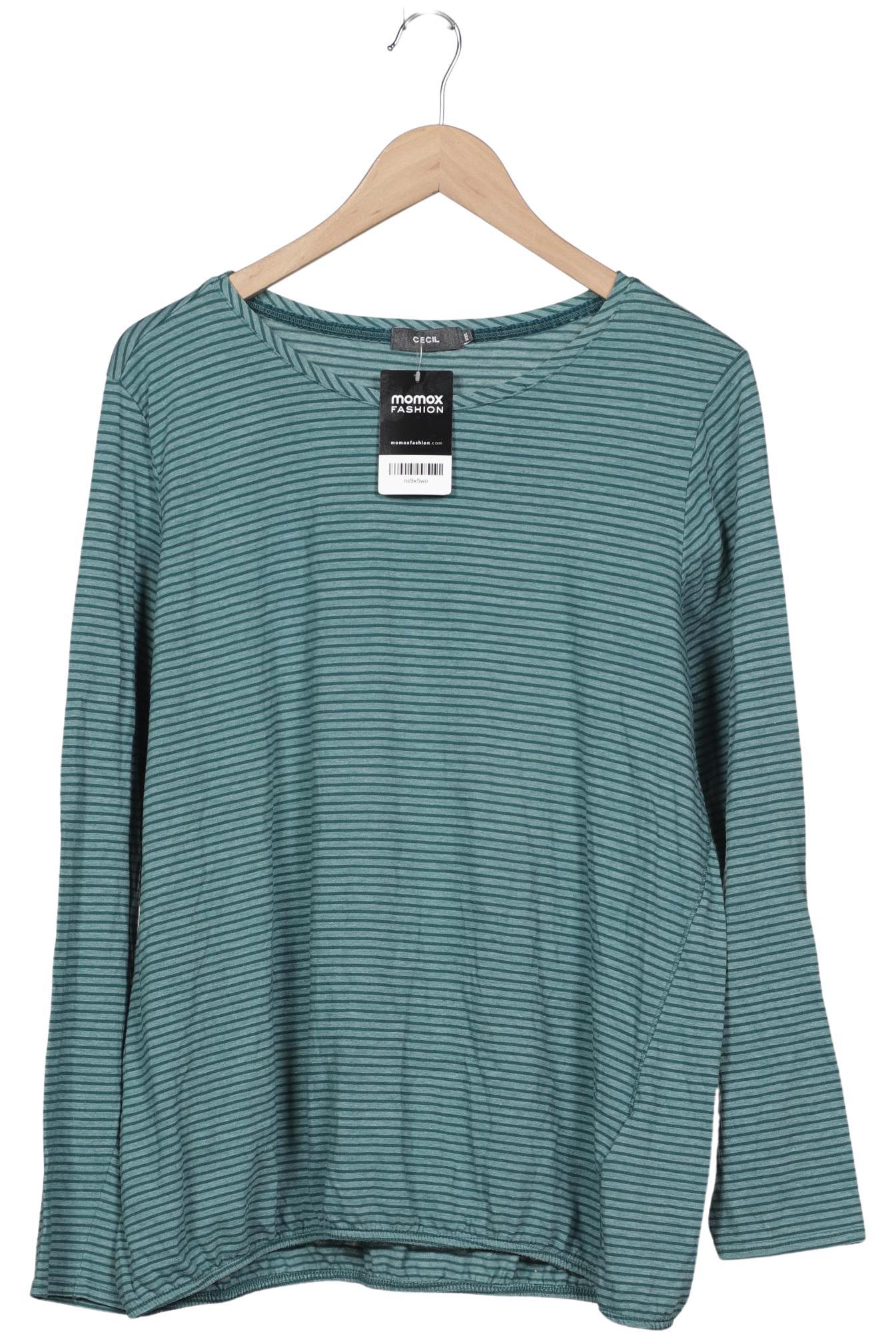 

Cecil Damen Langarmshirt, türkis, Gr. 46