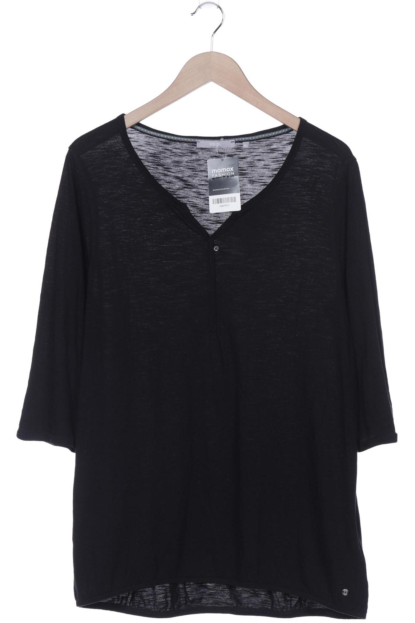 

Cecil Damen Langarmshirt, schwarz, Gr. 44