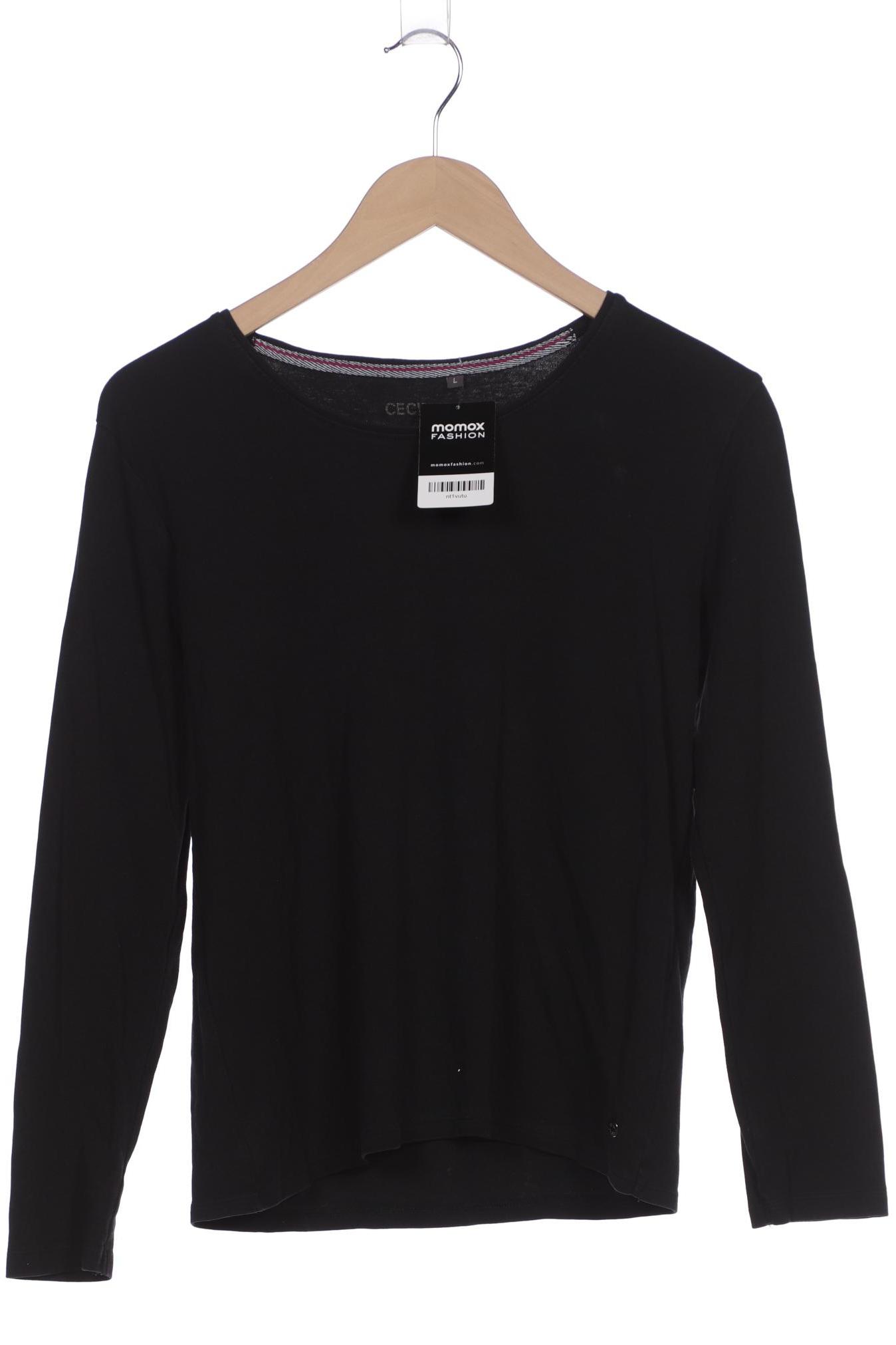 

Cecil Damen Langarmshirt, schwarz, Gr. 42