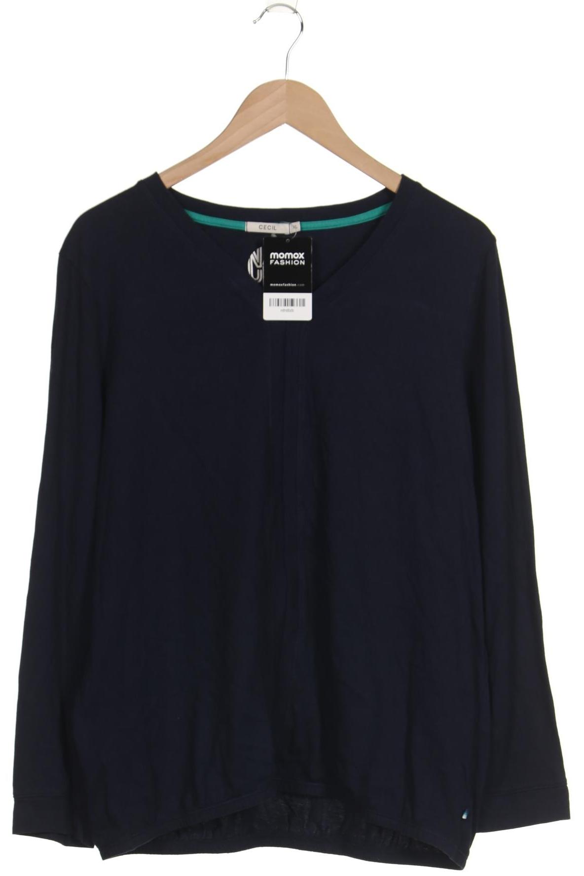 

Cecil Damen Langarmshirt, marineblau, Gr. 44