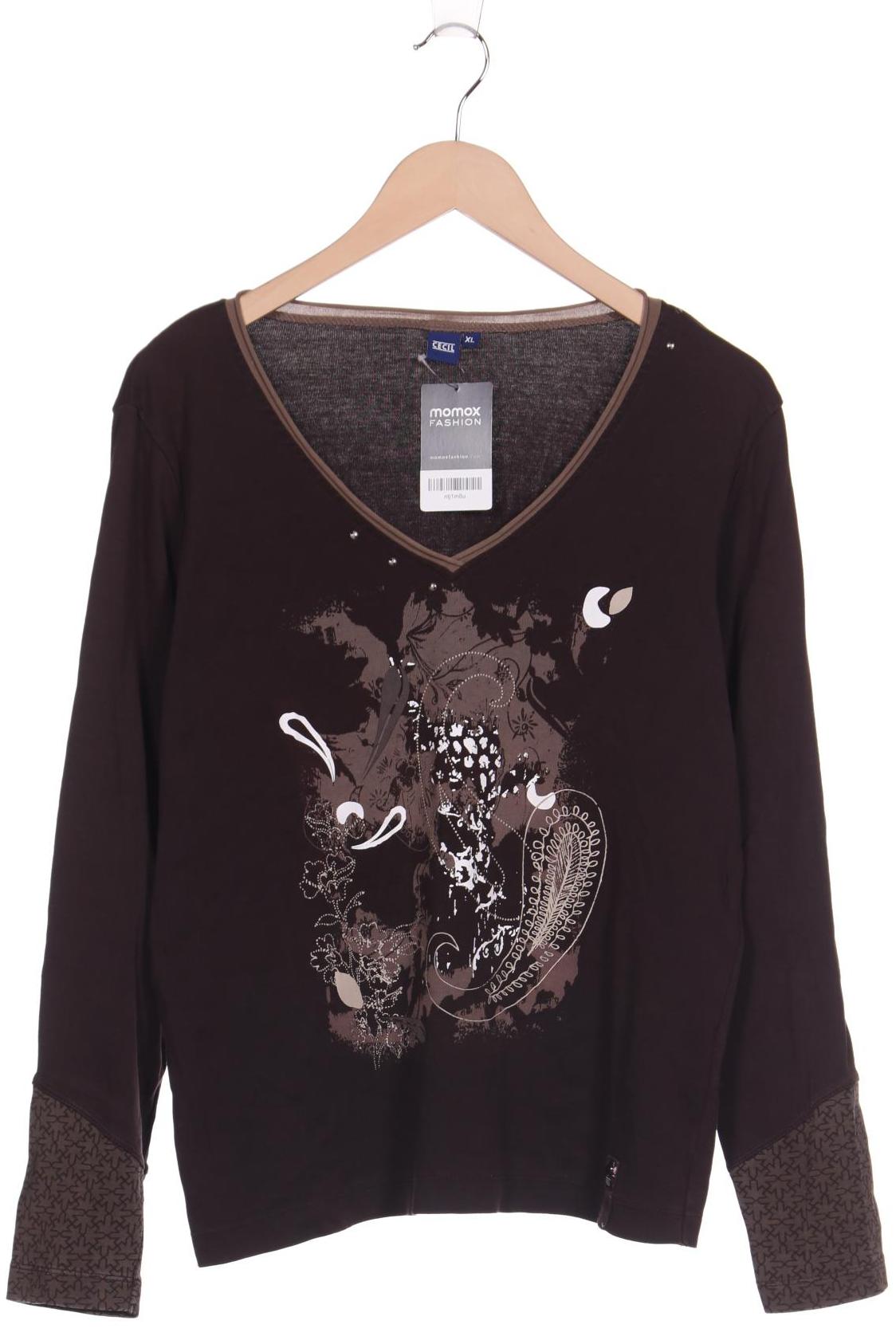 

CECIL Damen Langarmshirt, braun