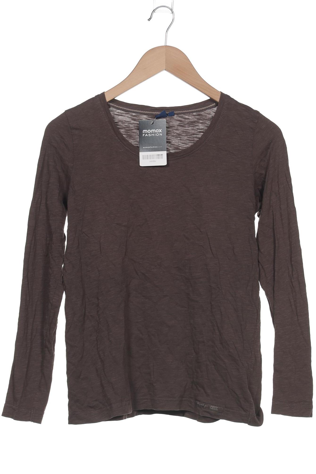 

Cecil Damen Langarmshirt, braun, Gr. 34