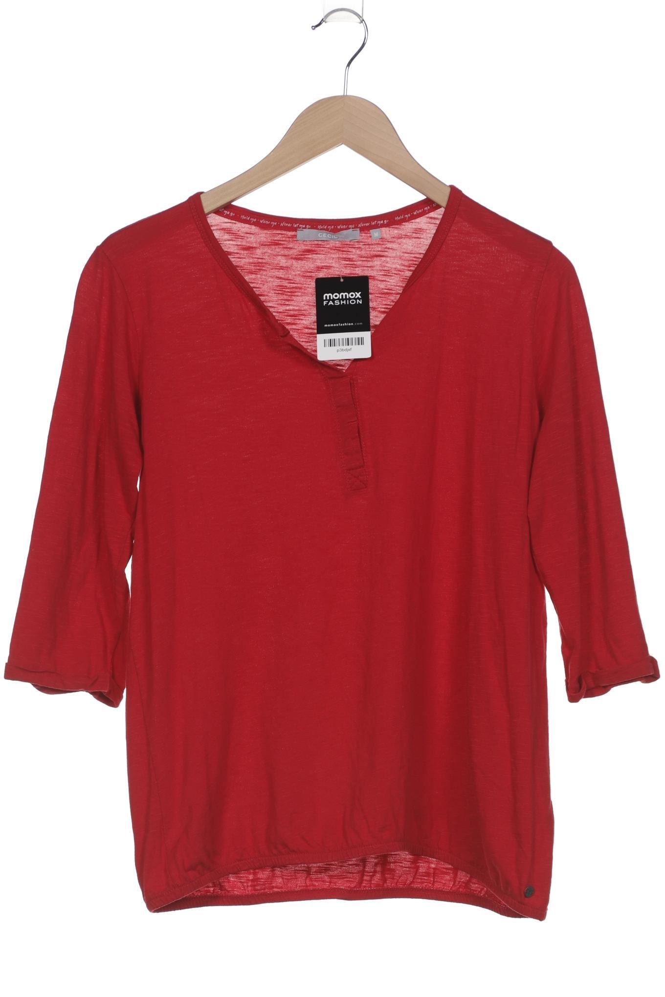 

Cecil Damen Langarmshirt, rot, Gr. 38
