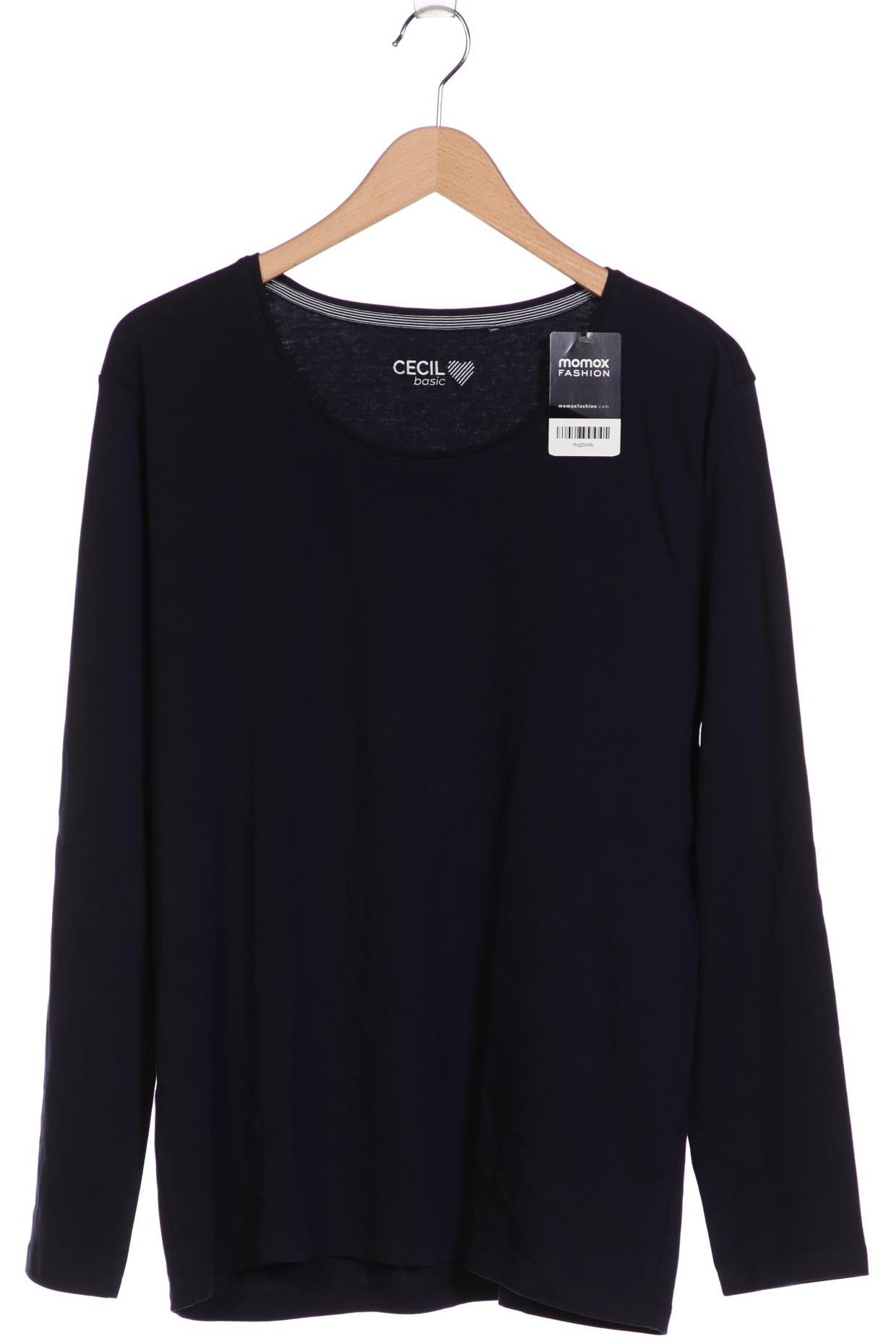 

Cecil Damen Langarmshirt, marineblau, Gr. 46