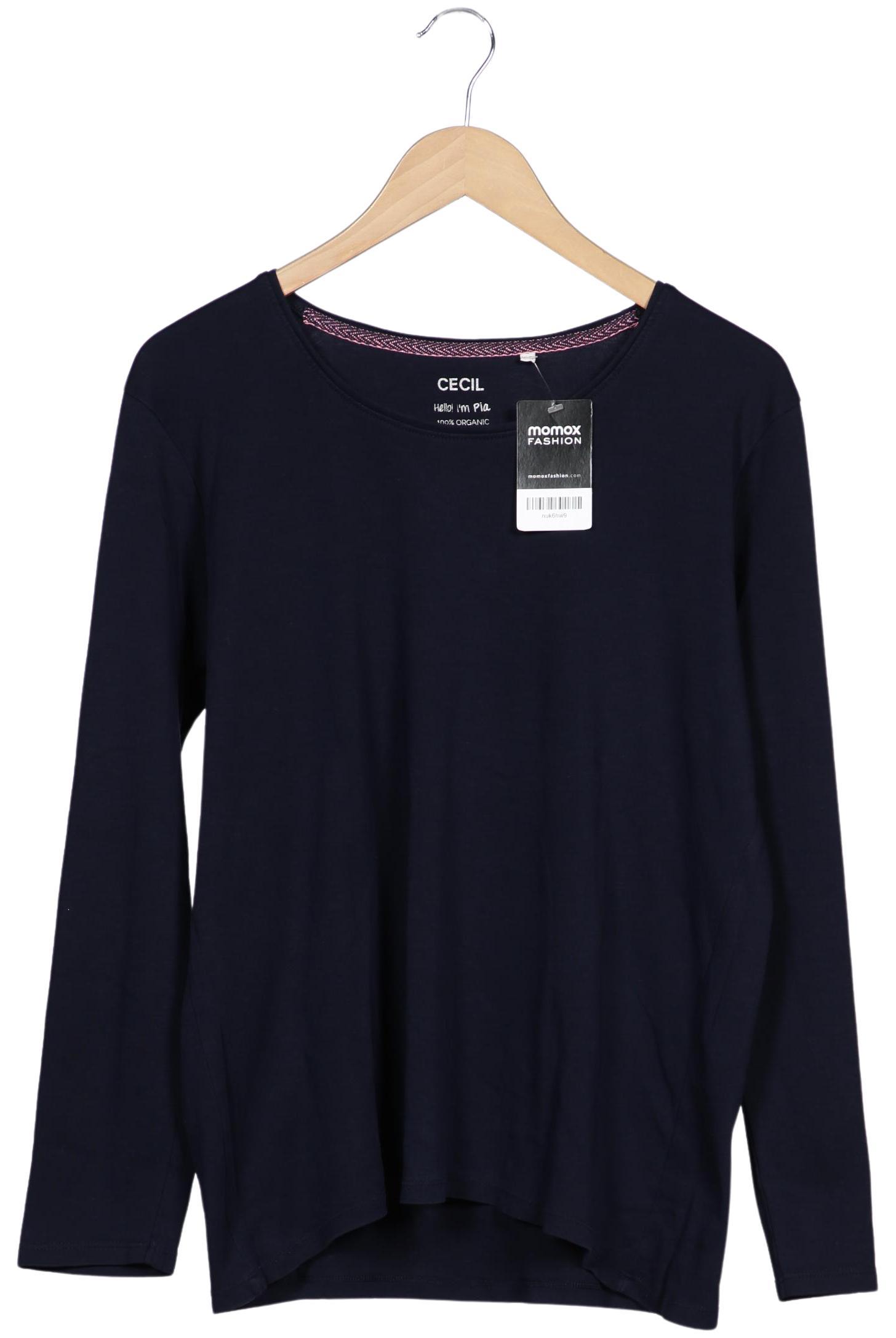 

Cecil Damen Langarmshirt, marineblau, Gr. 46