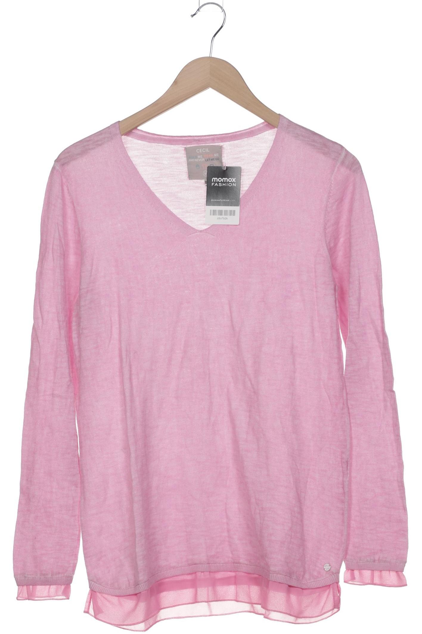 

Cecil Damen Langarmshirt, pink, Gr. 38