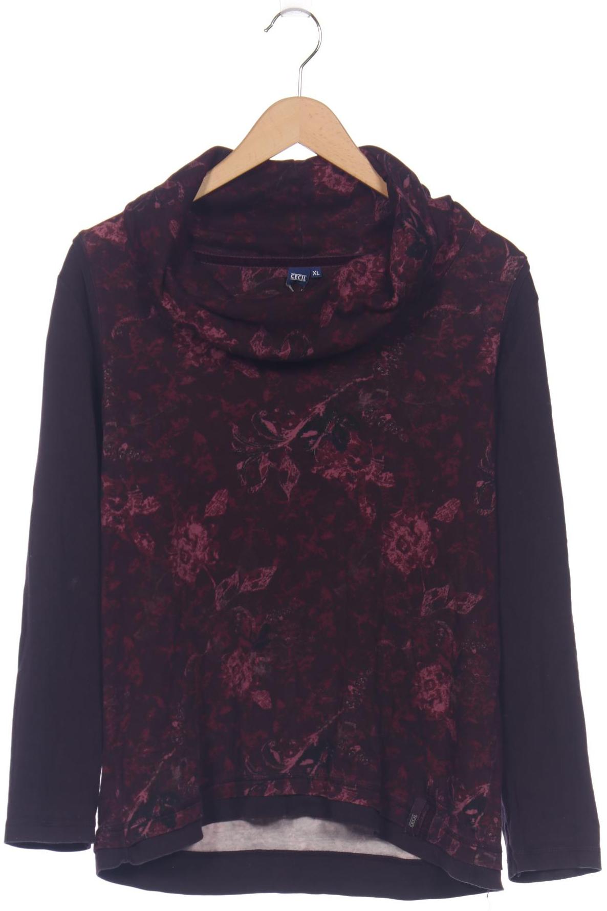 

Cecil Damen Langarmshirt, bordeaux, Gr. 44