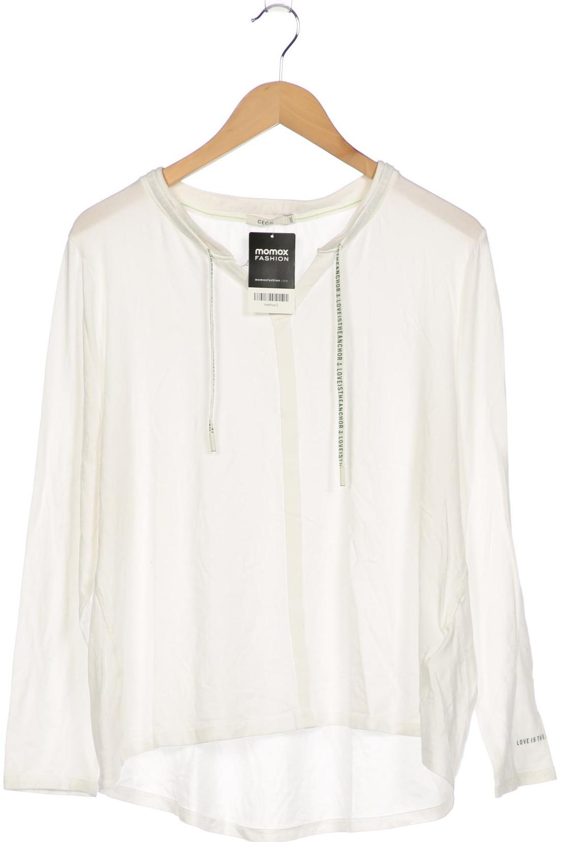 

Cecil Damen Langarmshirt, weiß, Gr. 46