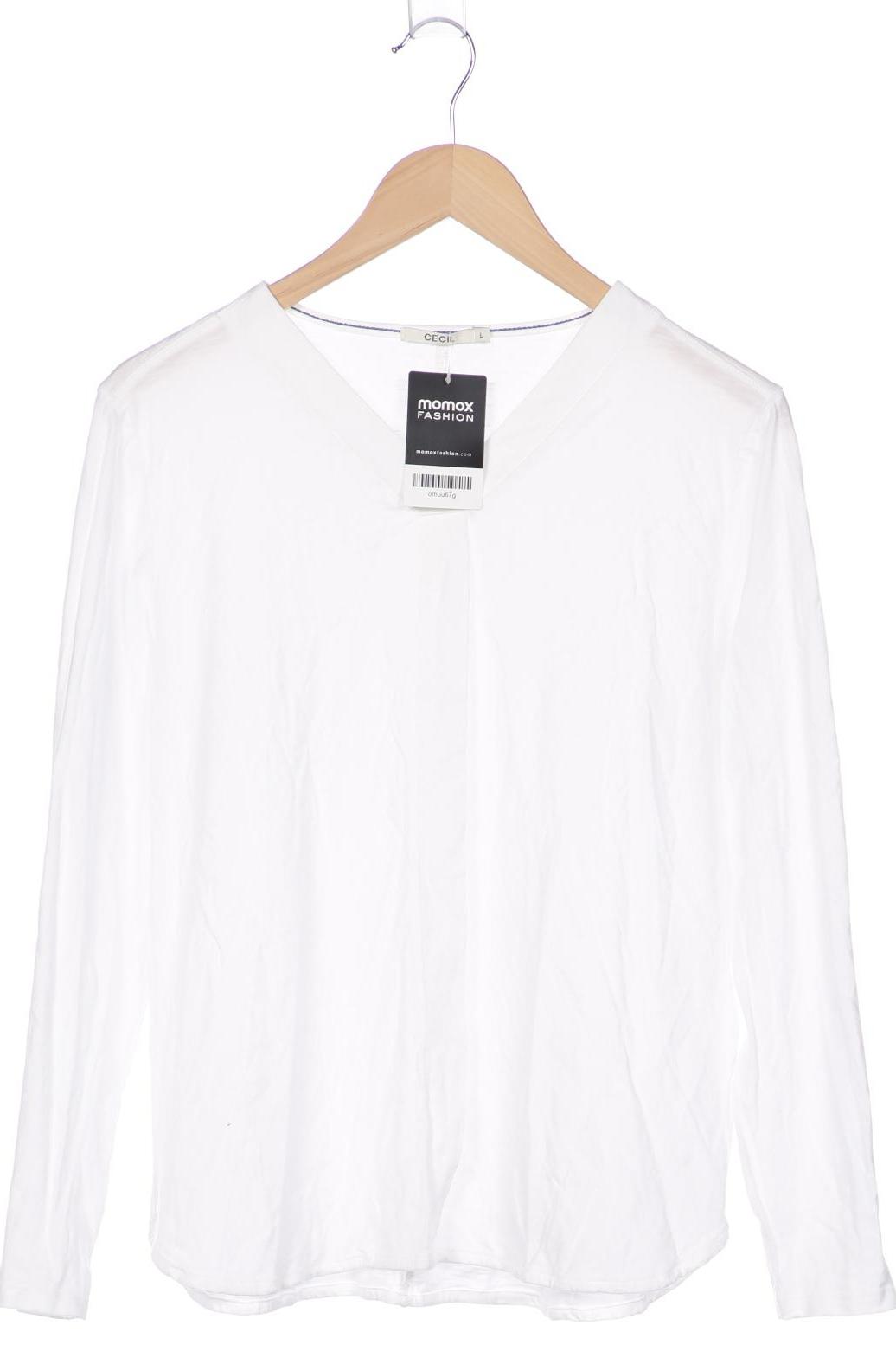 

CECIL Damen Langarmshirt, weiß