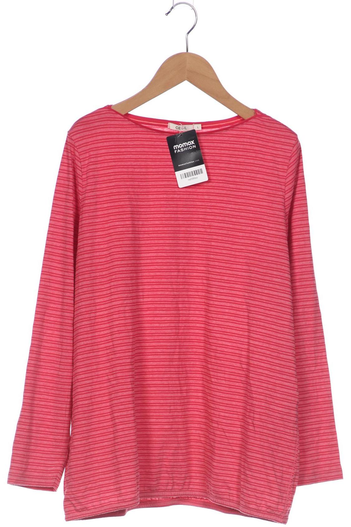 

Cecil Damen Langarmshirt, pink, Gr. 42