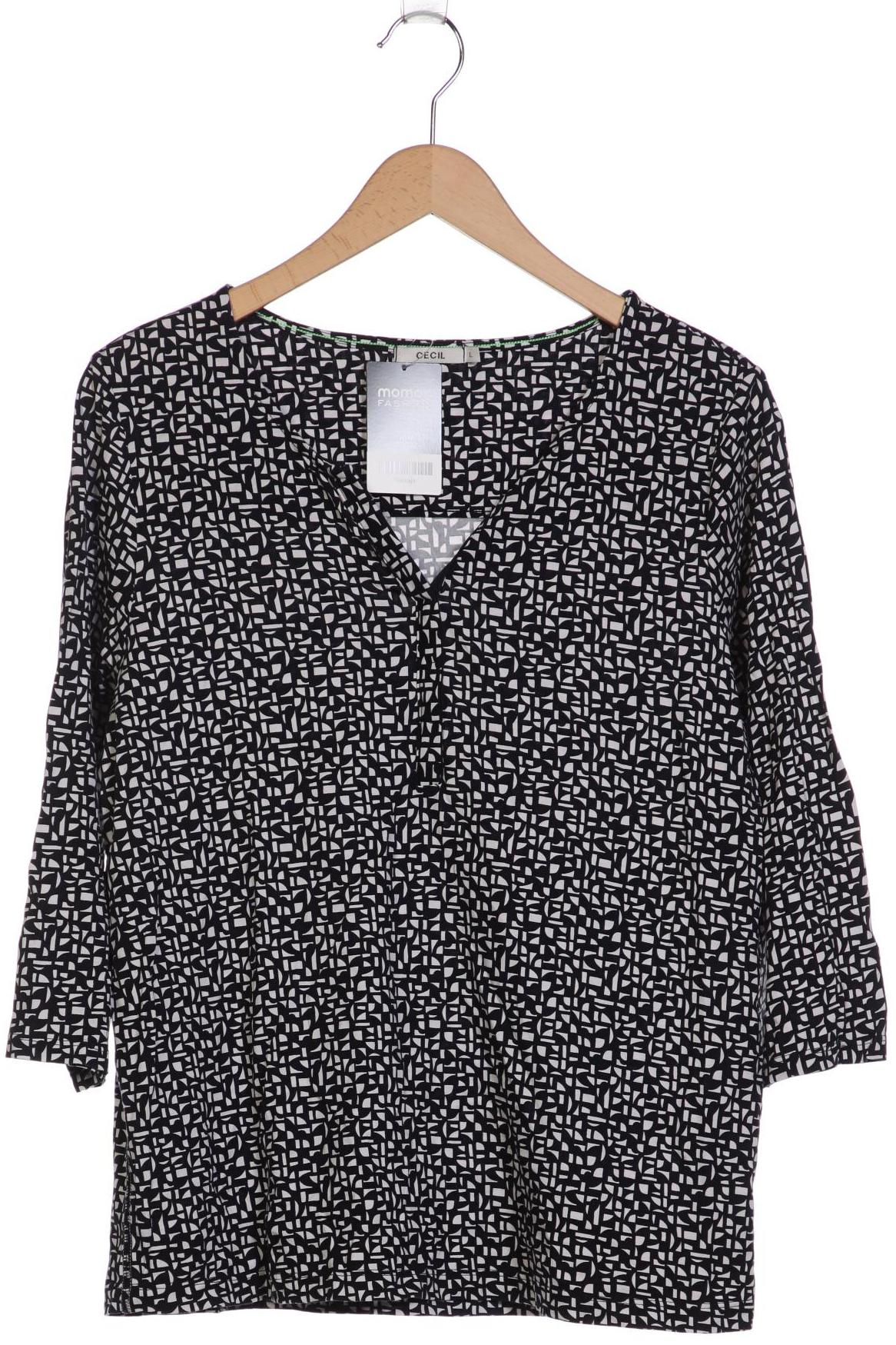 

Cecil Damen Langarmshirt, weiß, Gr. 42