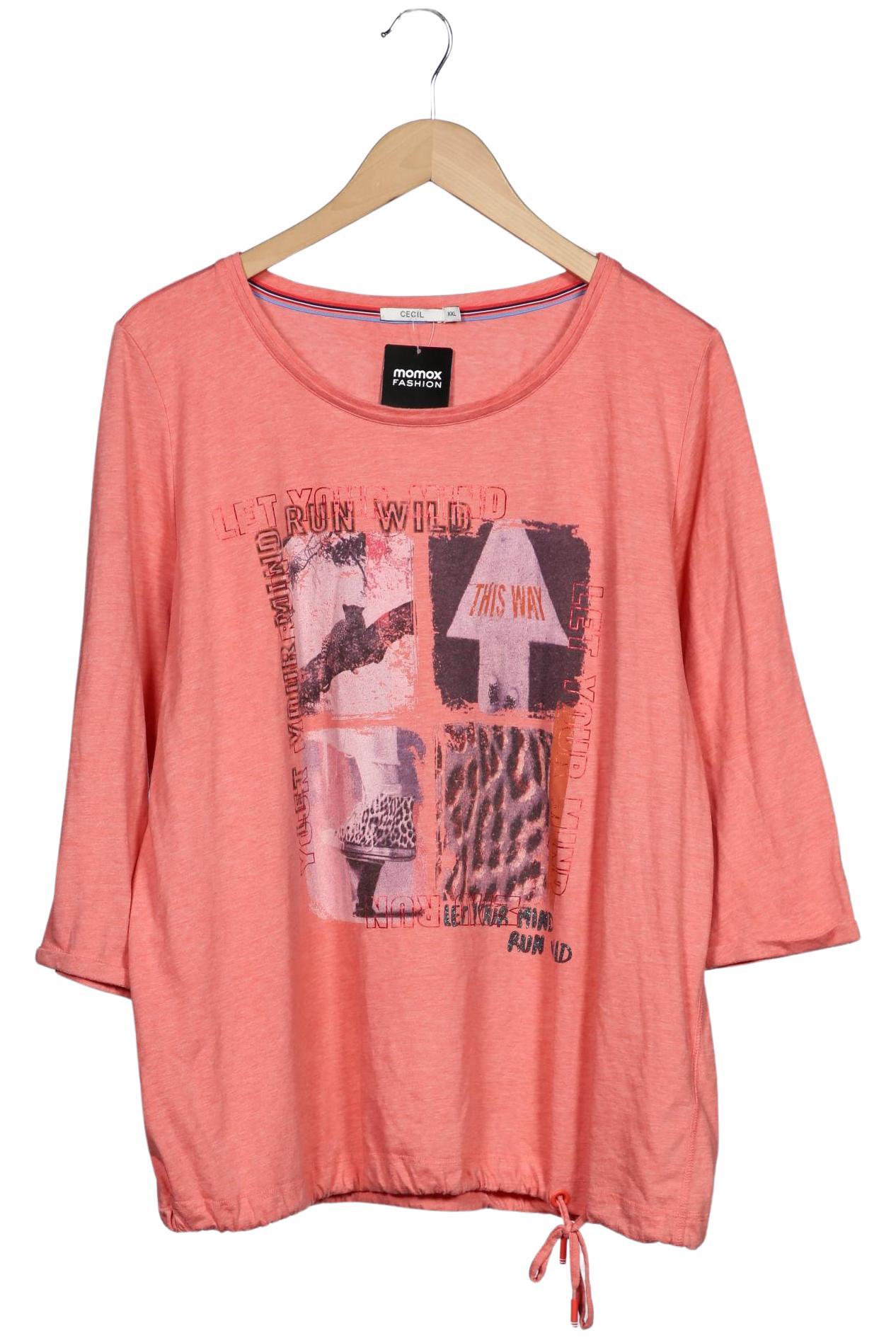 

Cecil Damen Langarmshirt, pink, Gr. 46