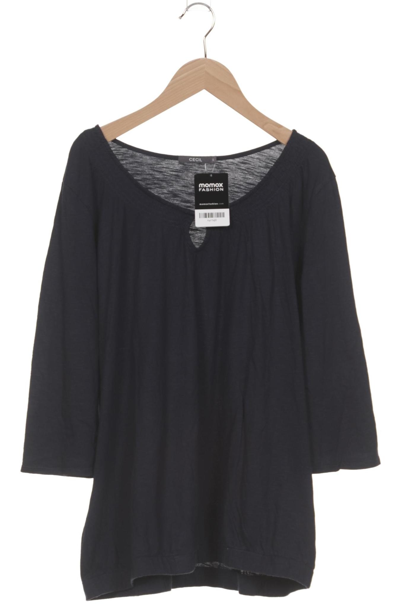 

Cecil Damen Langarmshirt, marineblau, Gr. 44