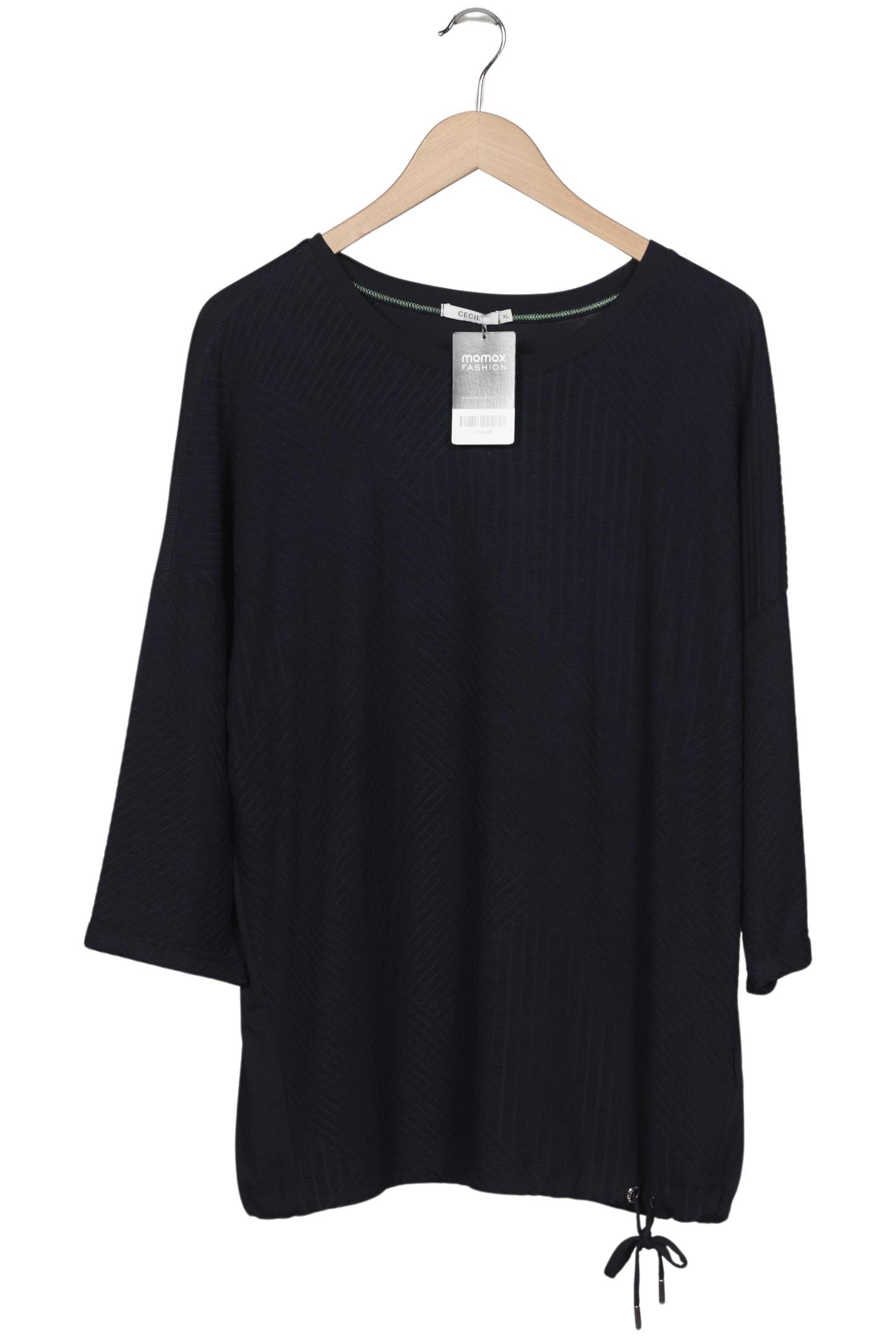 

Cecil Damen Langarmshirt, marineblau, Gr. 44