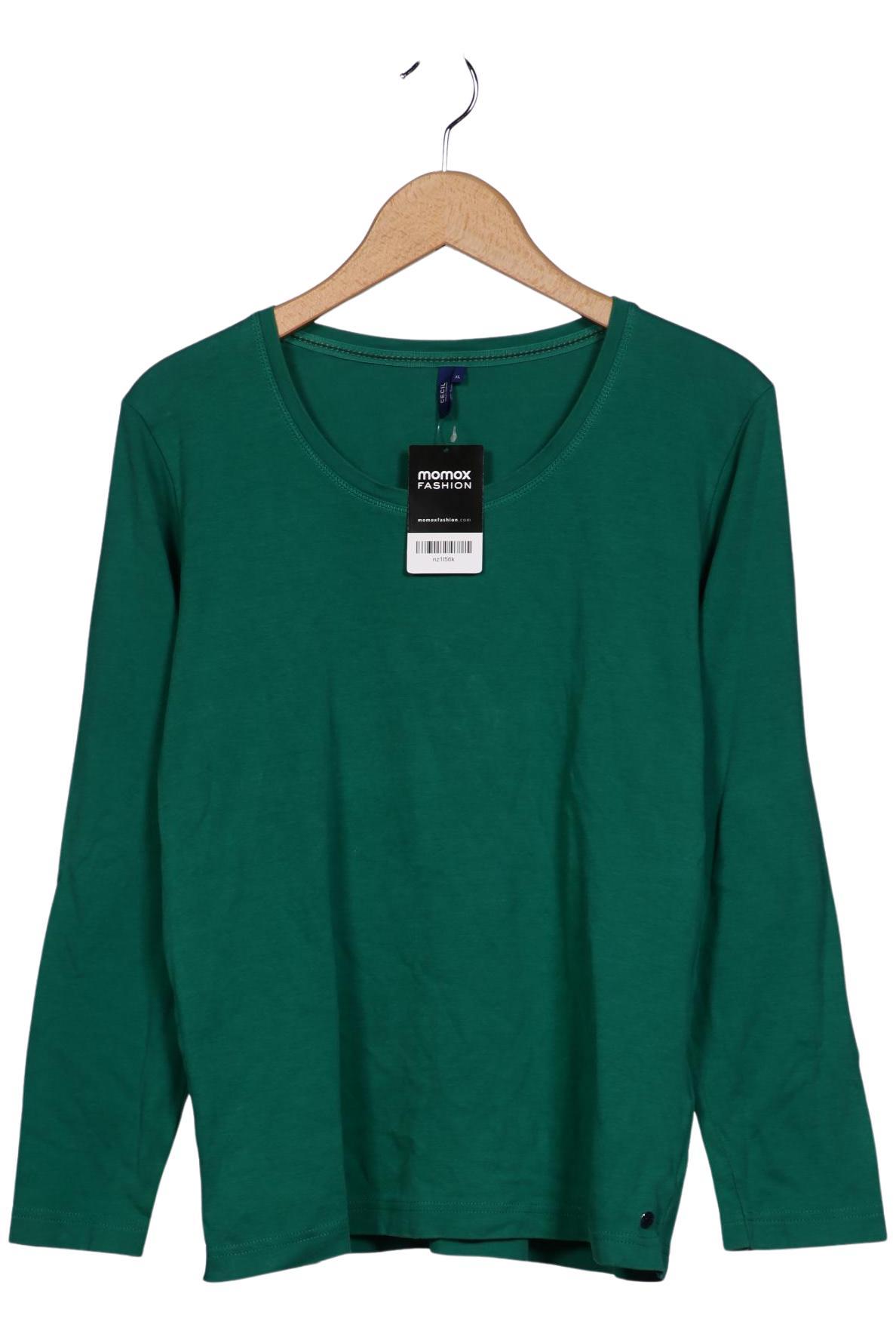 

Cecil Damen Langarmshirt, grün, Gr. 44