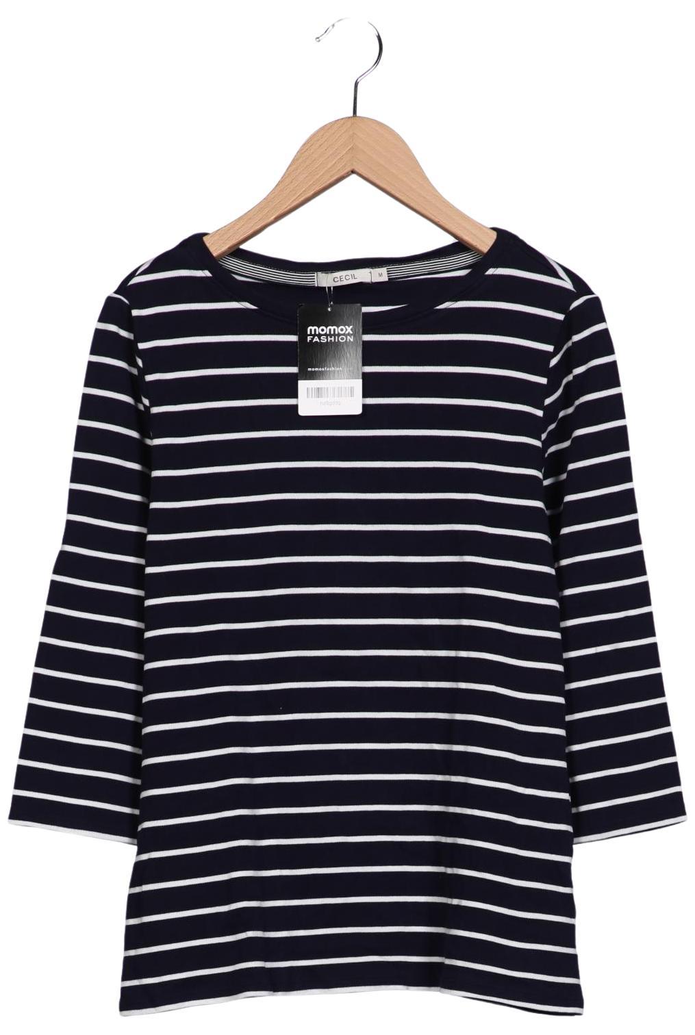 

Cecil Damen Langarmshirt, marineblau, Gr. 38
