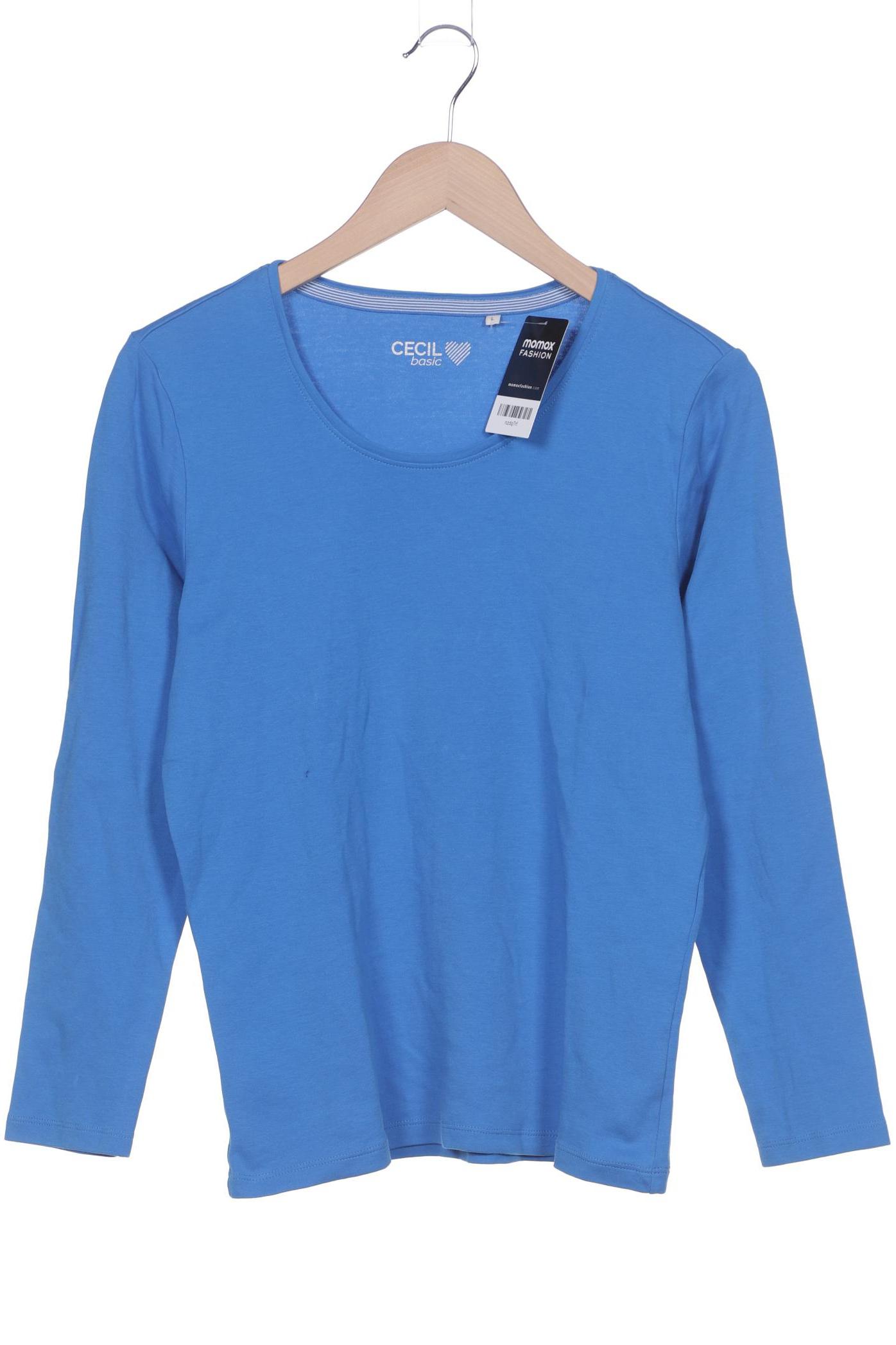 

CECIL Damen Langarmshirt, blau
