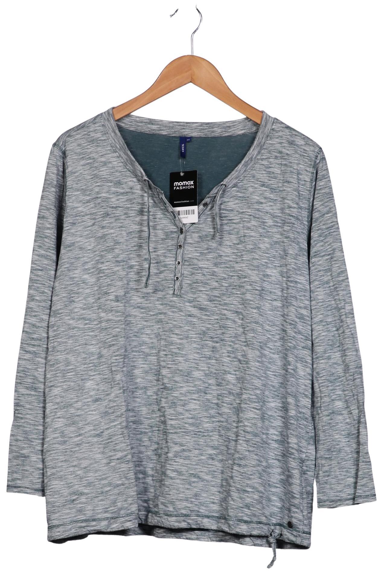 

Cecil Damen Langarmshirt, grau, Gr. 46