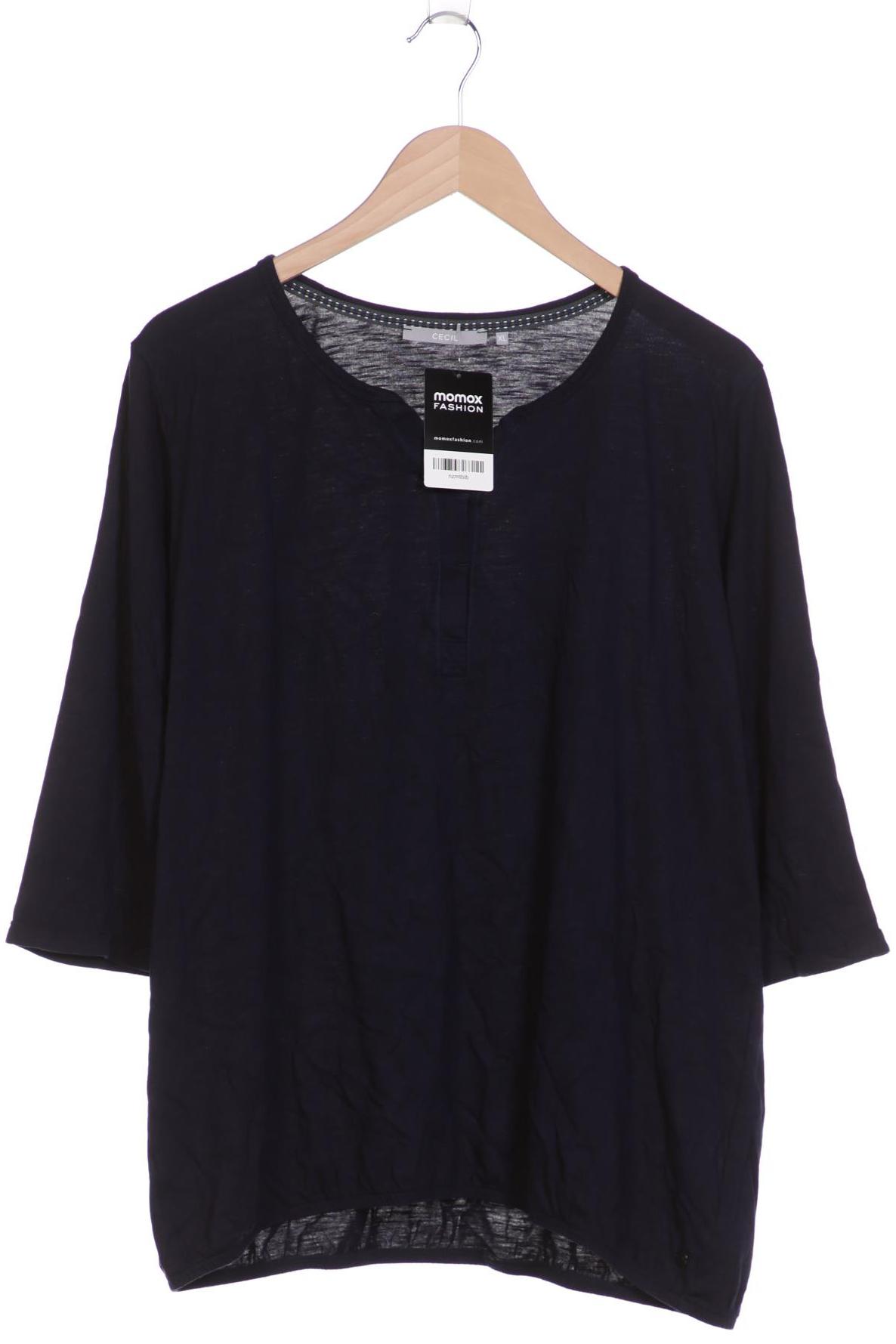 

Cecil Damen Langarmshirt, marineblau, Gr. 44