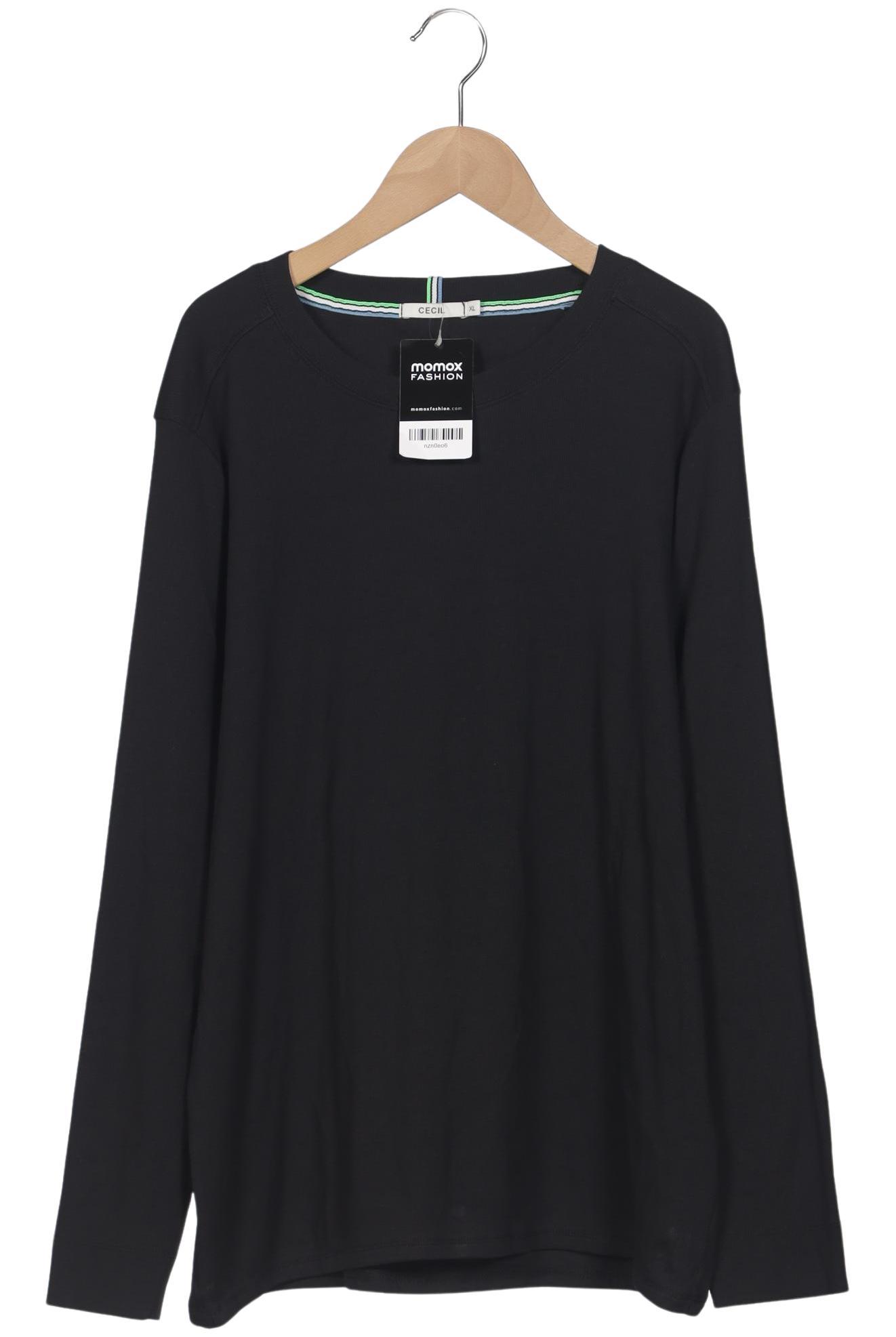 

Cecil Damen Langarmshirt, schwarz, Gr. 44