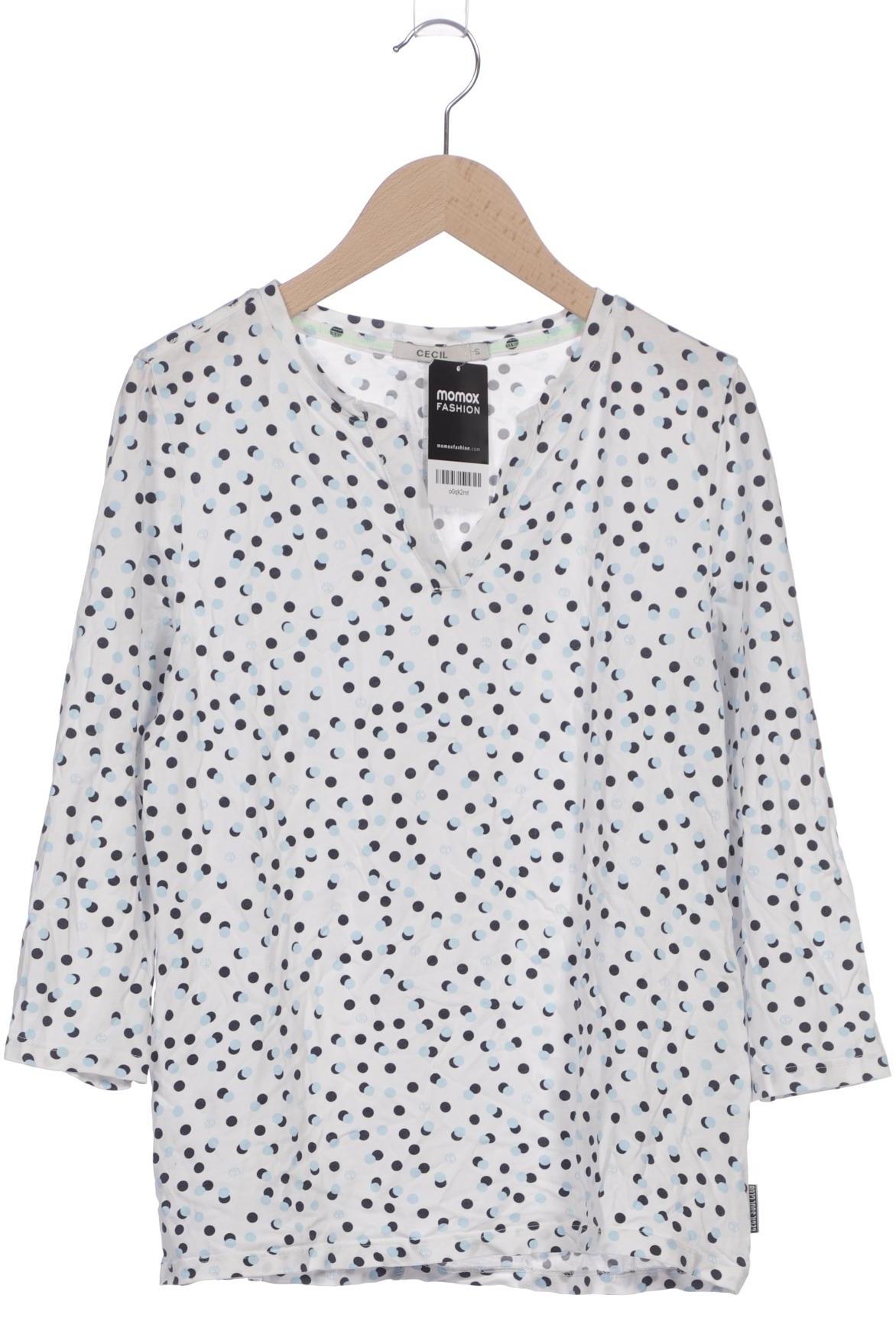 

Cecil Damen Langarmshirt, weiß, Gr. 36