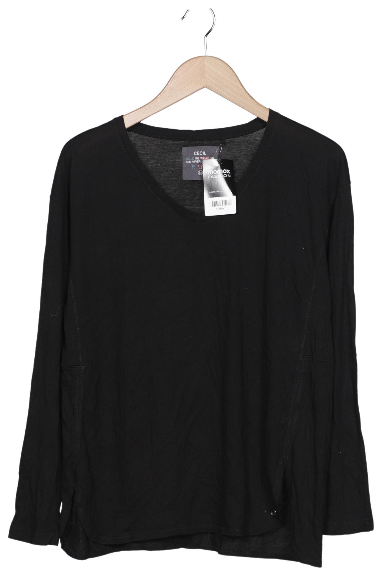 

Cecil Damen Langarmshirt, schwarz, Gr. 38