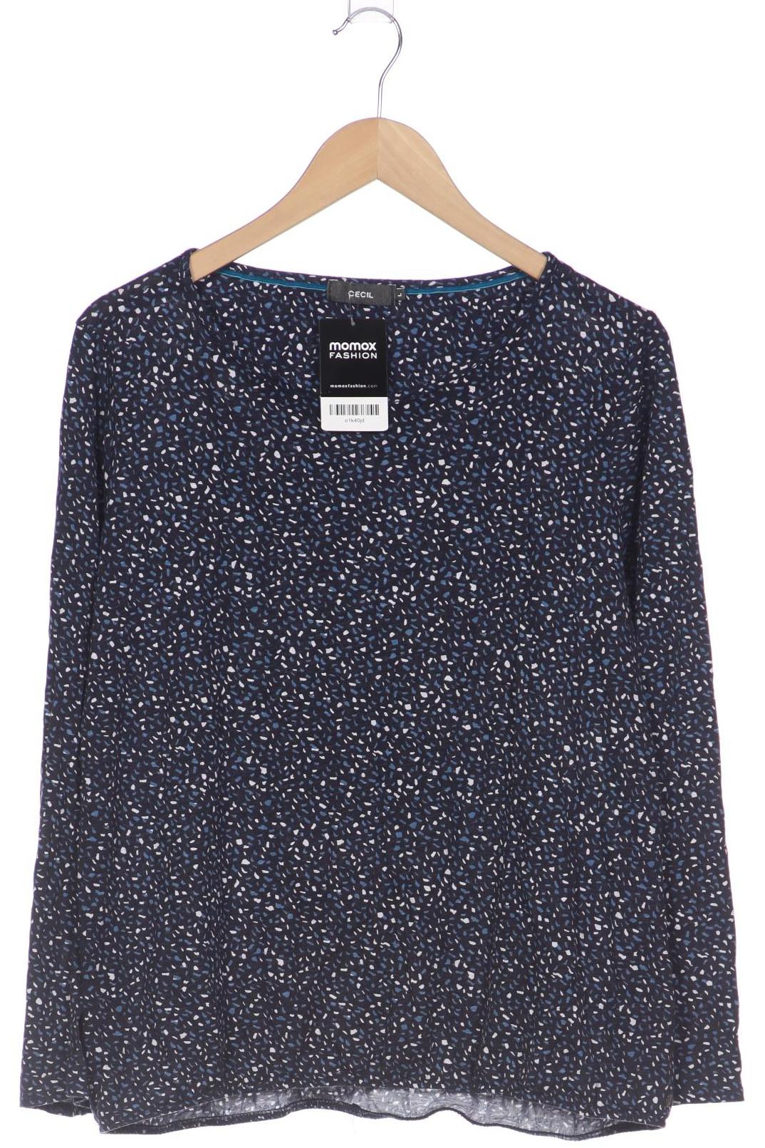 

Cecil Damen Langarmshirt, marineblau, Gr. 42