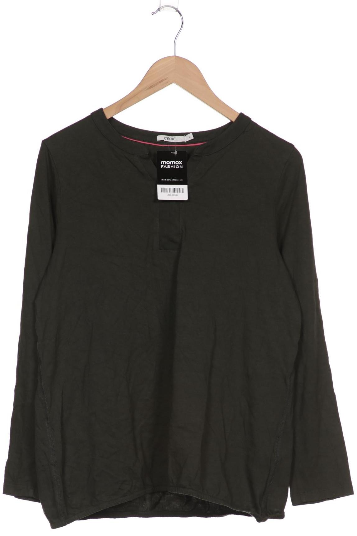

Cecil Damen Langarmshirt, grün, Gr. 42