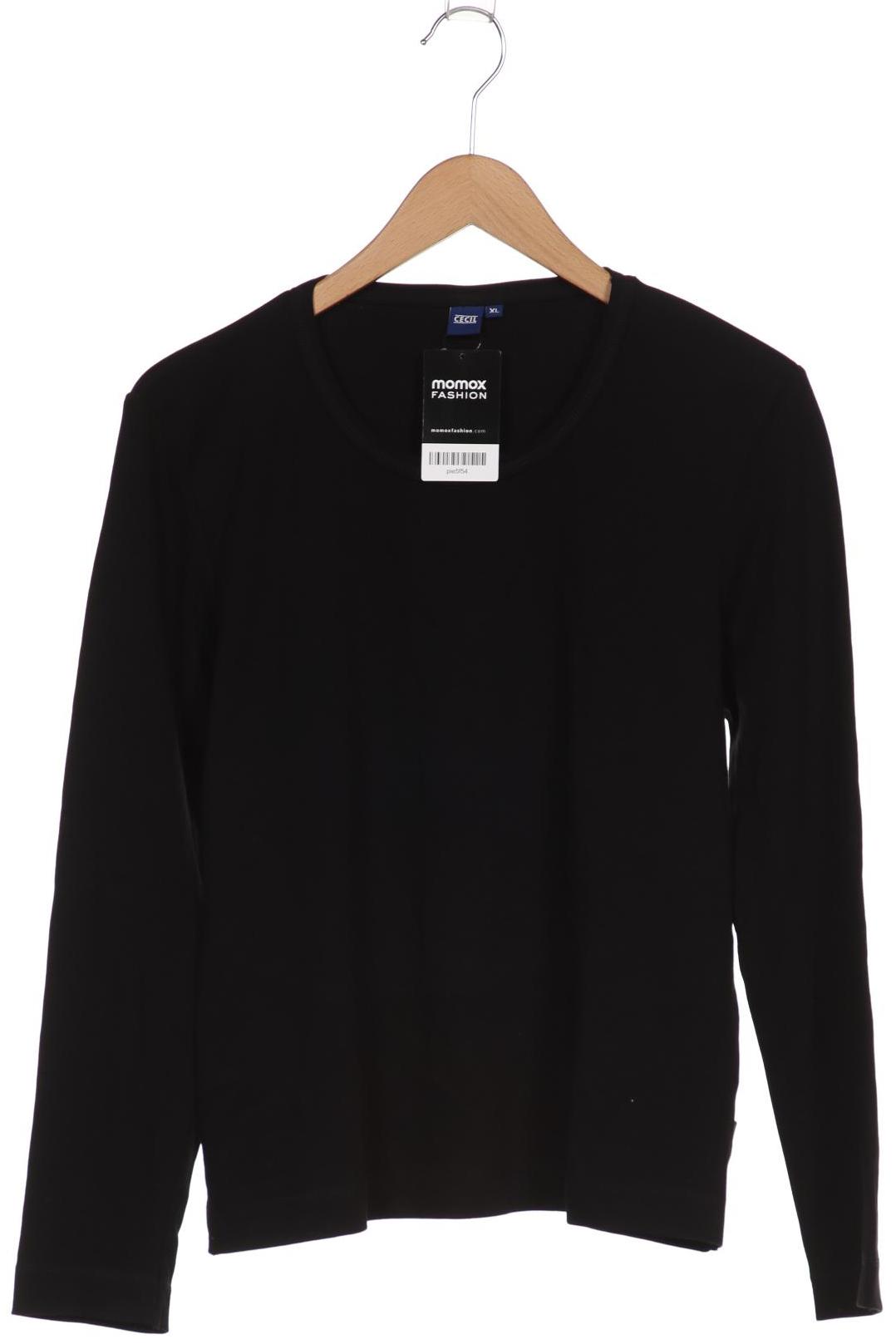 

CECIL Damen Langarmshirt, schwarz