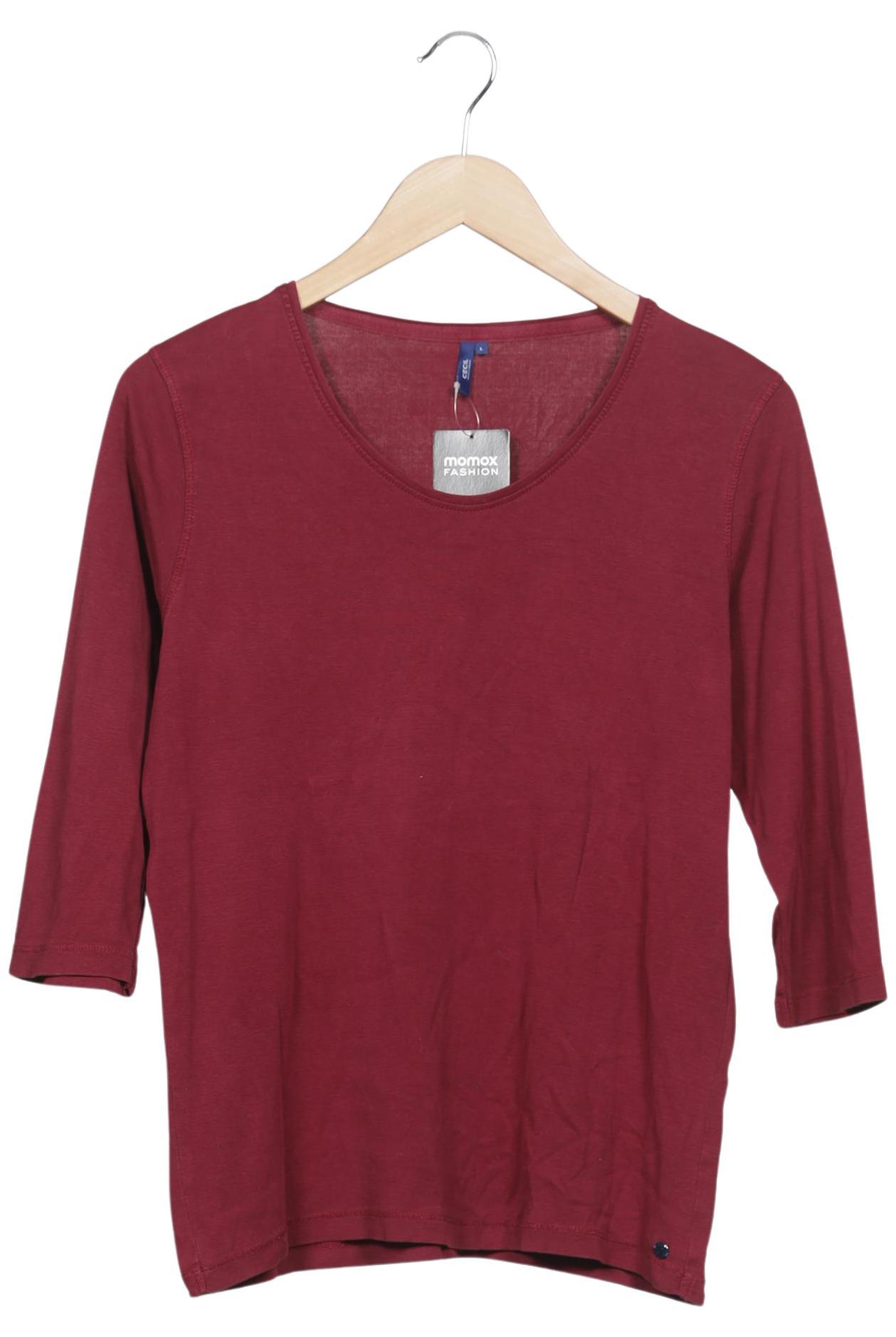 

Cecil Damen Langarmshirt, bordeaux, Gr. 42