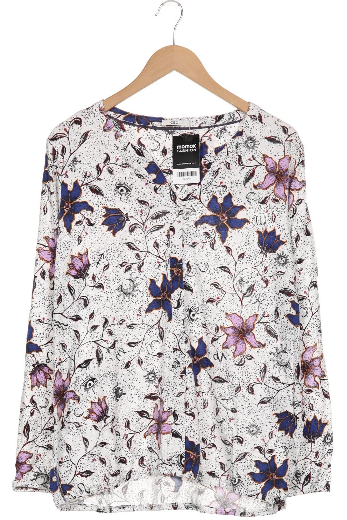 

Cecil Damen Langarmshirt, weiß, Gr. 52