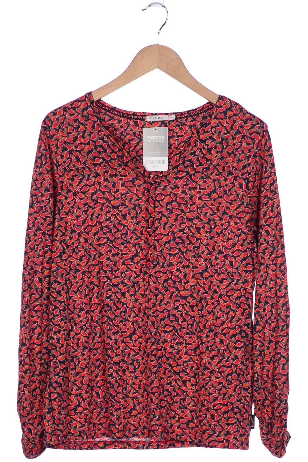 

Cecil Damen Langarmshirt, rot, Gr. 42