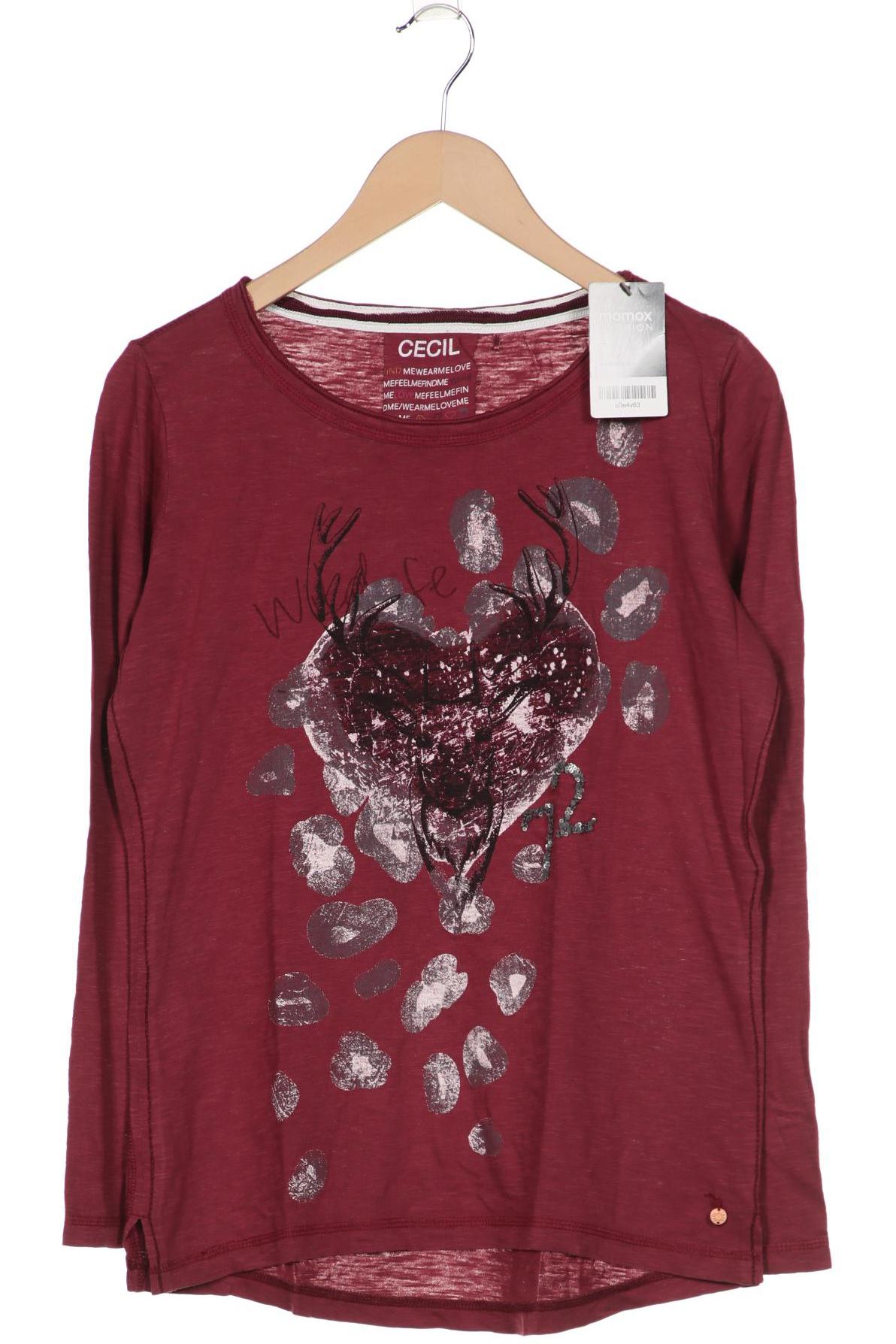 

CECIL Damen Langarmshirt, bordeaux