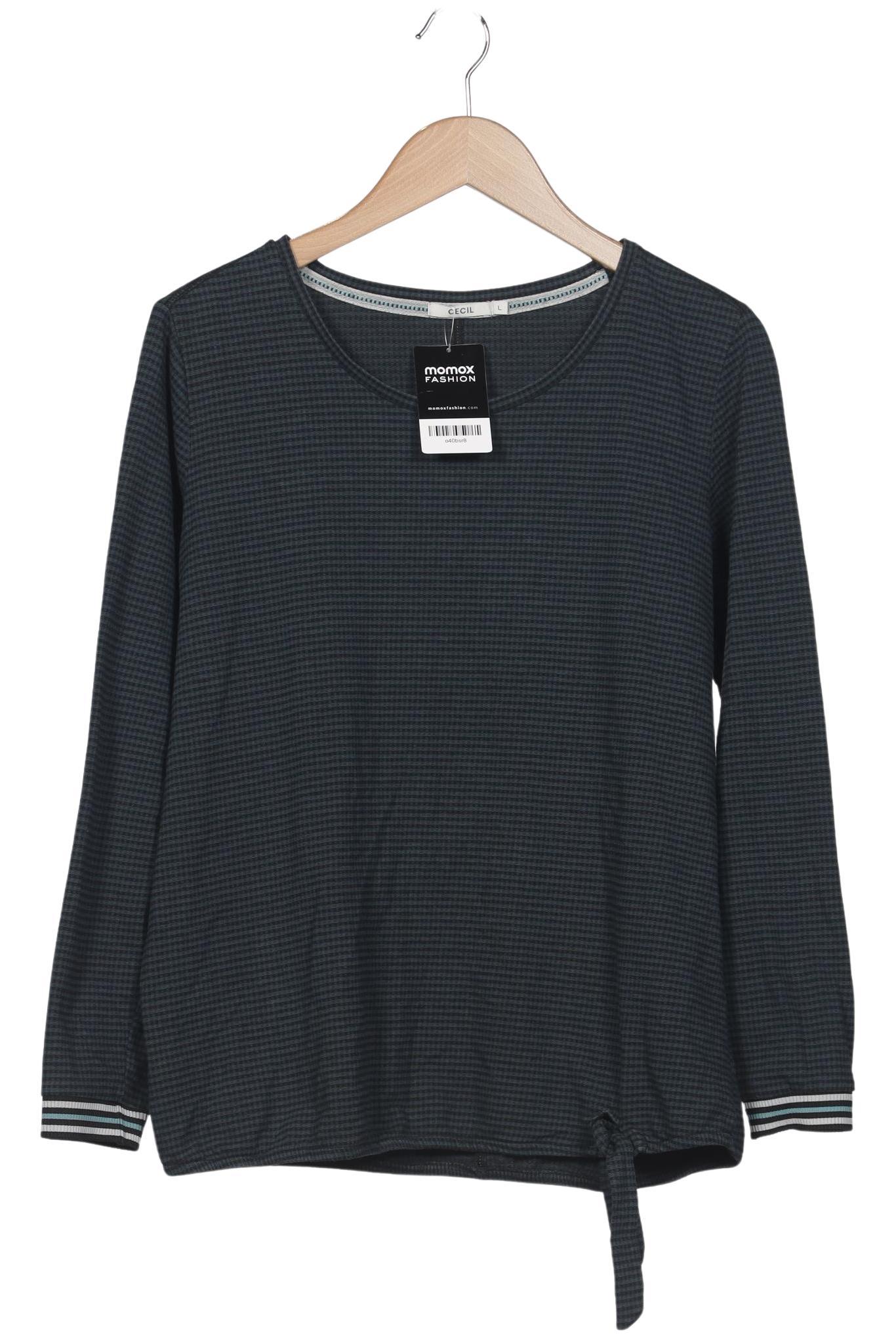 

Cecil Damen Langarmshirt, marineblau, Gr. 42