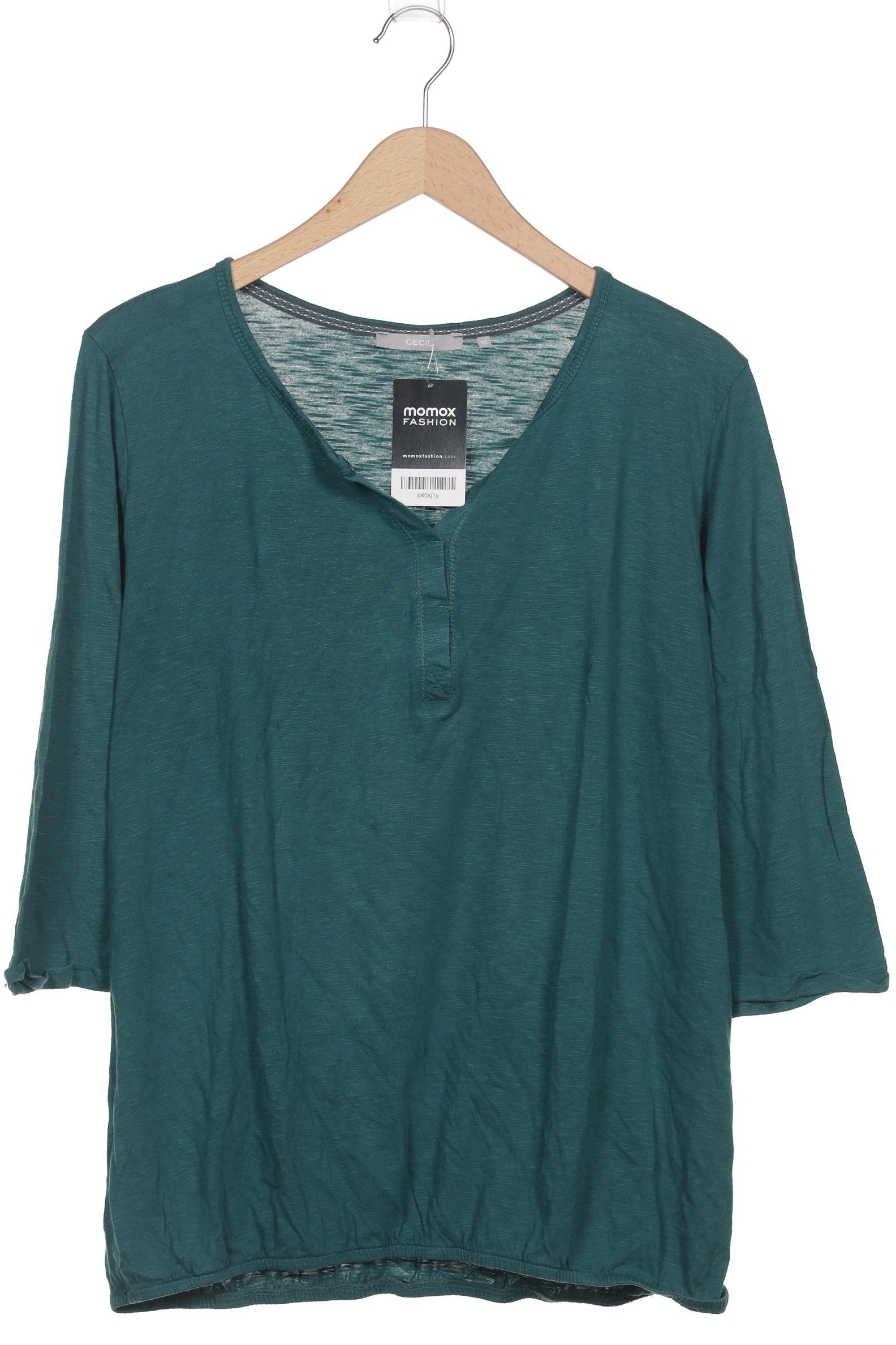 

Cecil Damen Langarmshirt, grün, Gr. 44