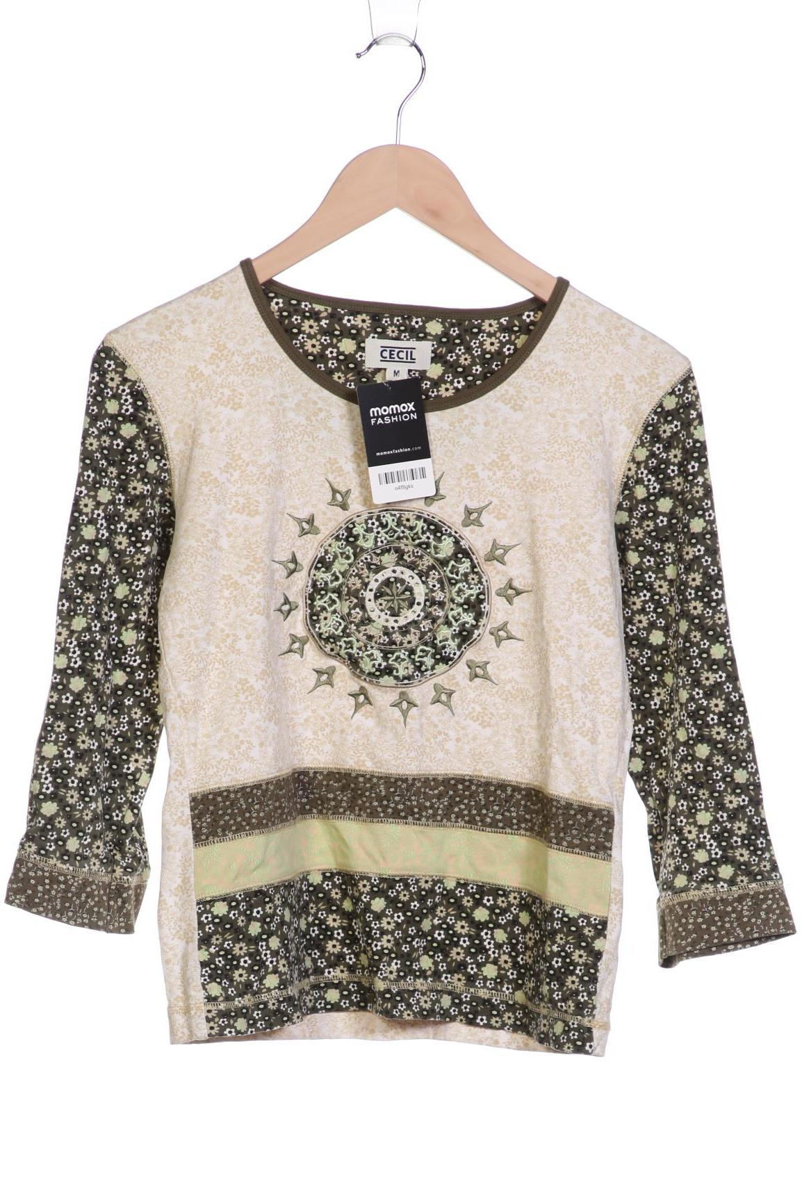 

CECIL Damen Langarmshirt, cremeweiß