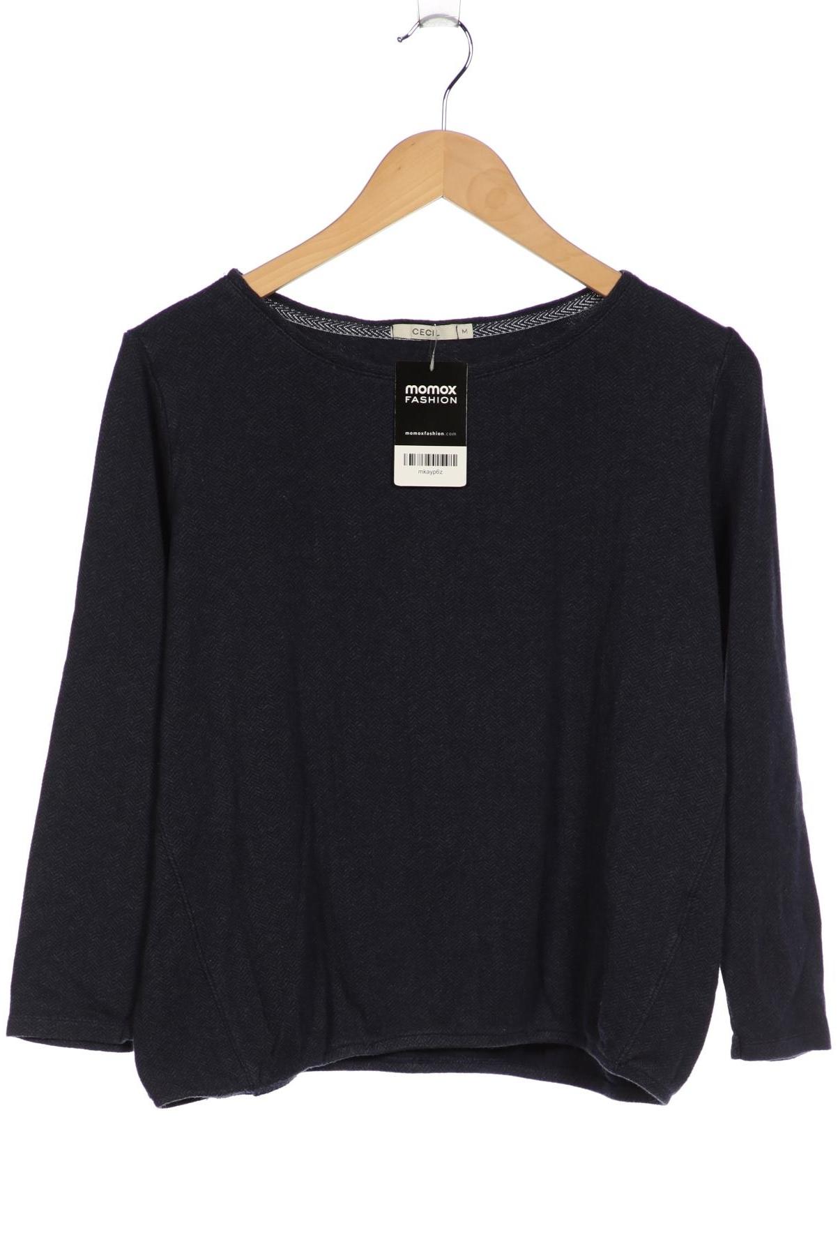 

Cecil Damen Langarmshirt, marineblau, Gr. 38