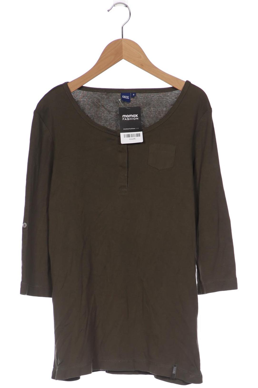 

Cecil Damen Langarmshirt, grün, Gr. 36