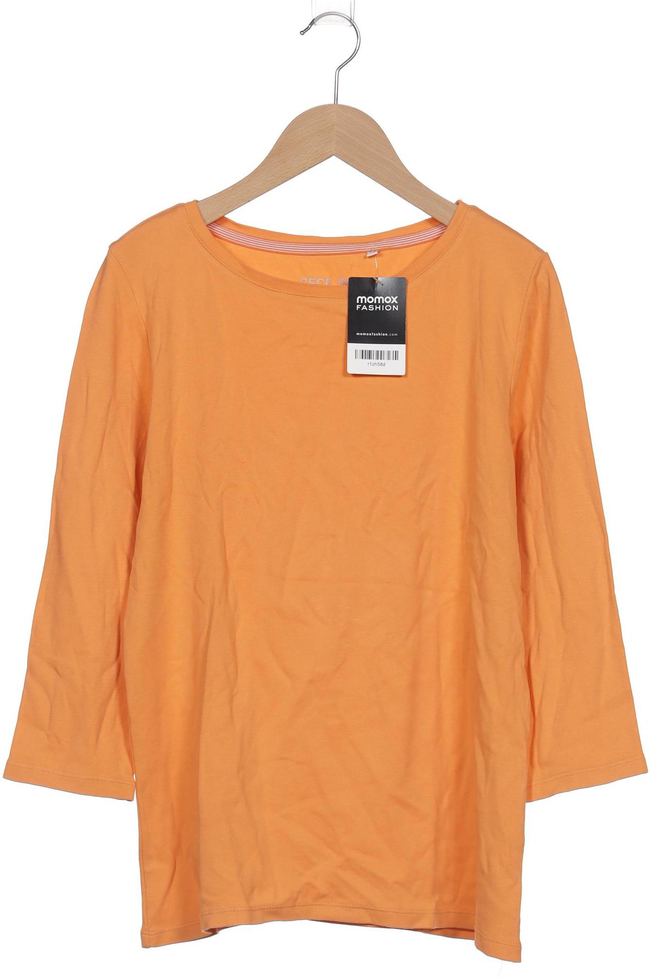 

Cecil Damen Langarmshirt, orange, Gr. 38