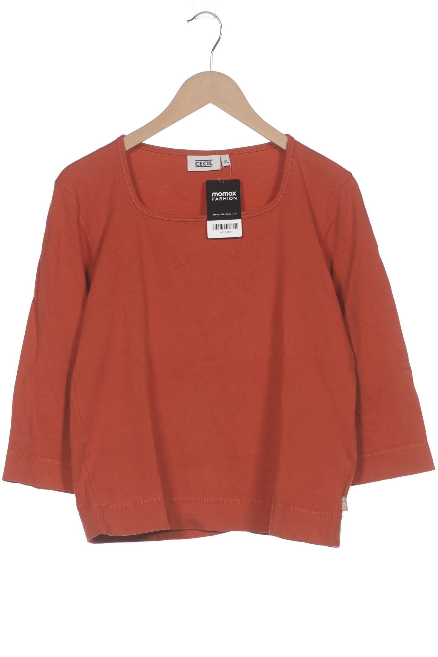 

Cecil Damen Langarmshirt, orange, Gr. 44