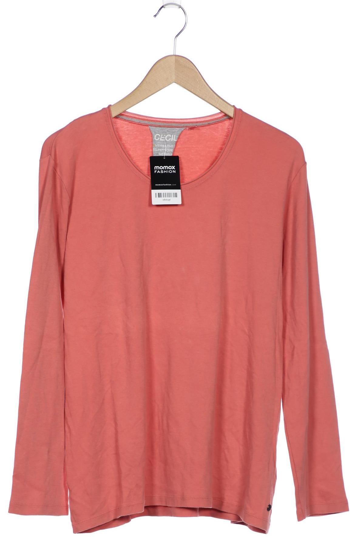 

Cecil Damen Langarmshirt, pink, Gr. 46