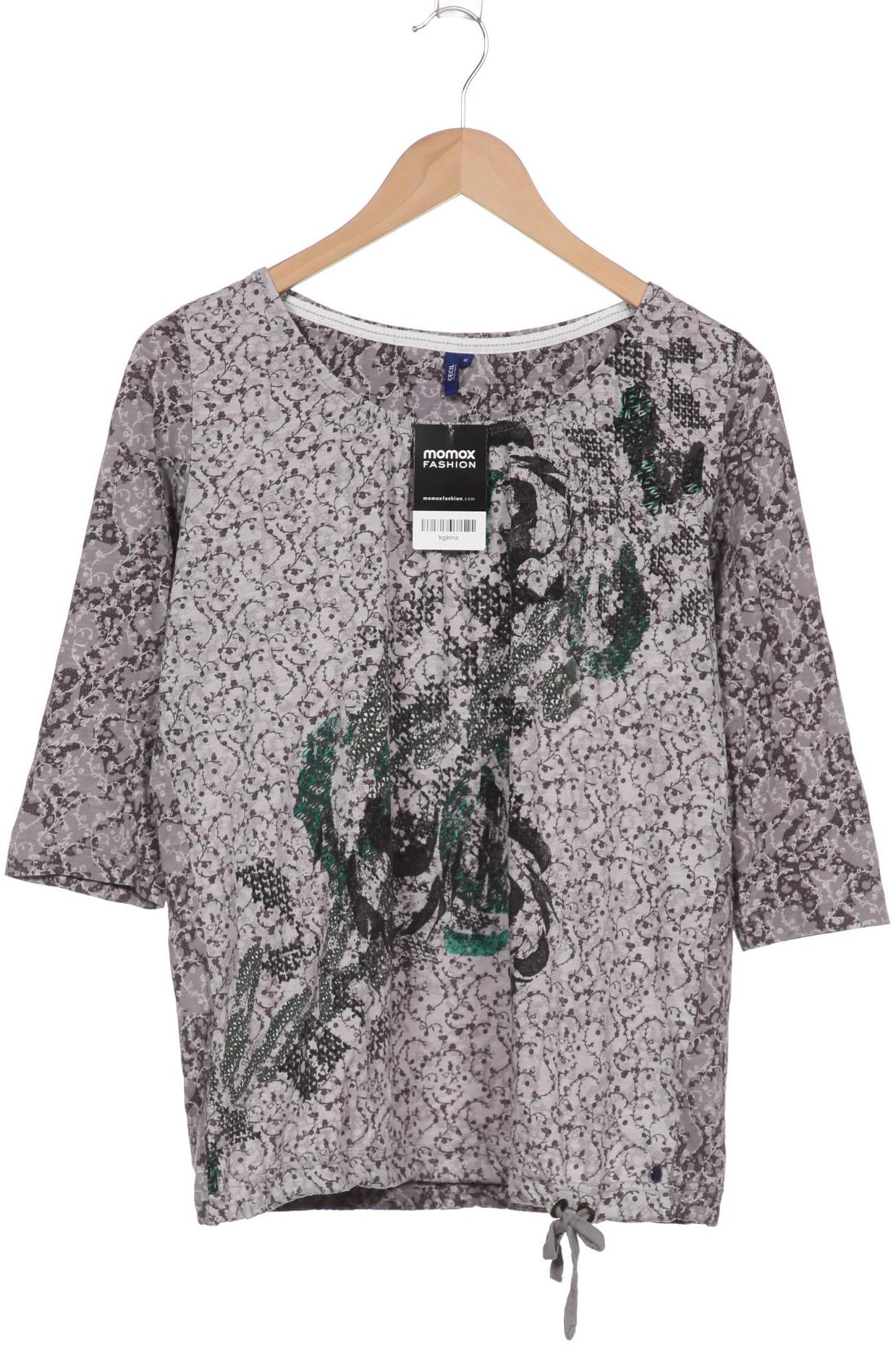 

Cecil Damen Langarmshirt, grau, Gr. 38