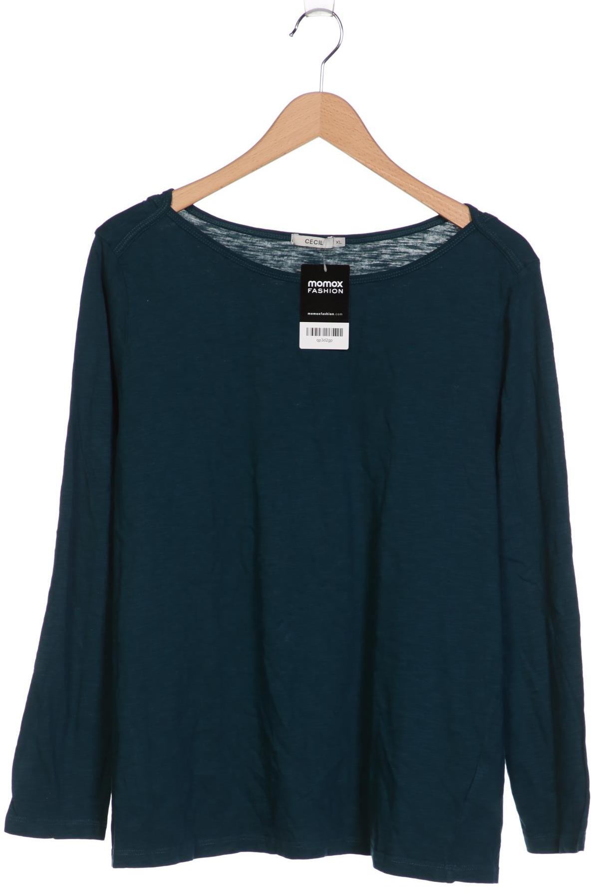 

Cecil Damen Langarmshirt, grün, Gr. 44