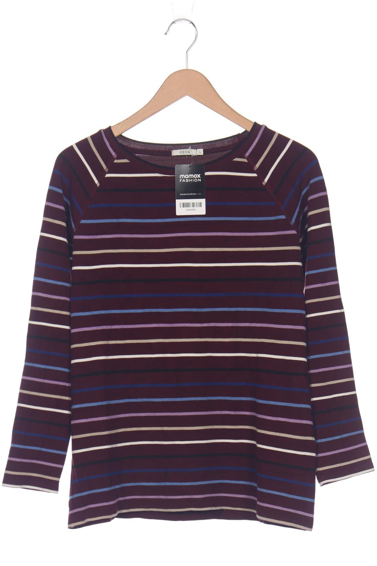

Cecil Damen Langarmshirt, bordeaux, Gr. 42