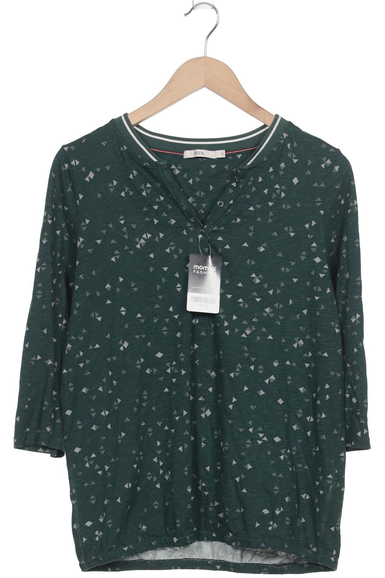 

Cecil Damen Langarmshirt, grün, Gr. 38