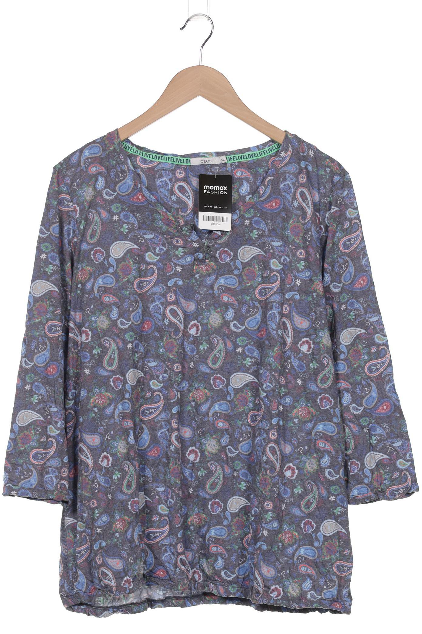 

Cecil Damen Langarmshirt, grau, Gr. 44