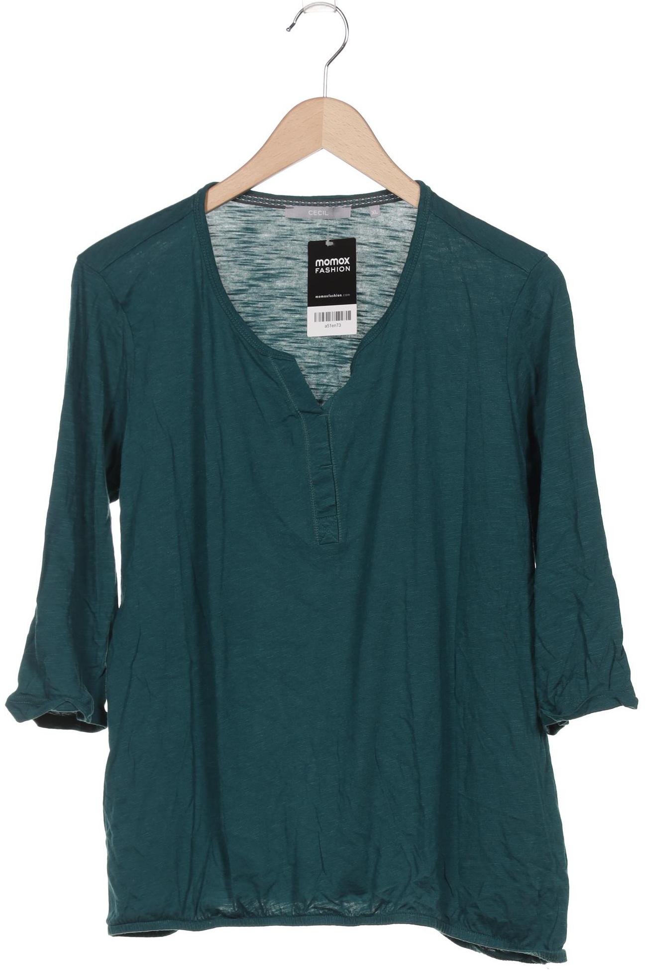 

Cecil Damen Langarmshirt, türkis, Gr. 44