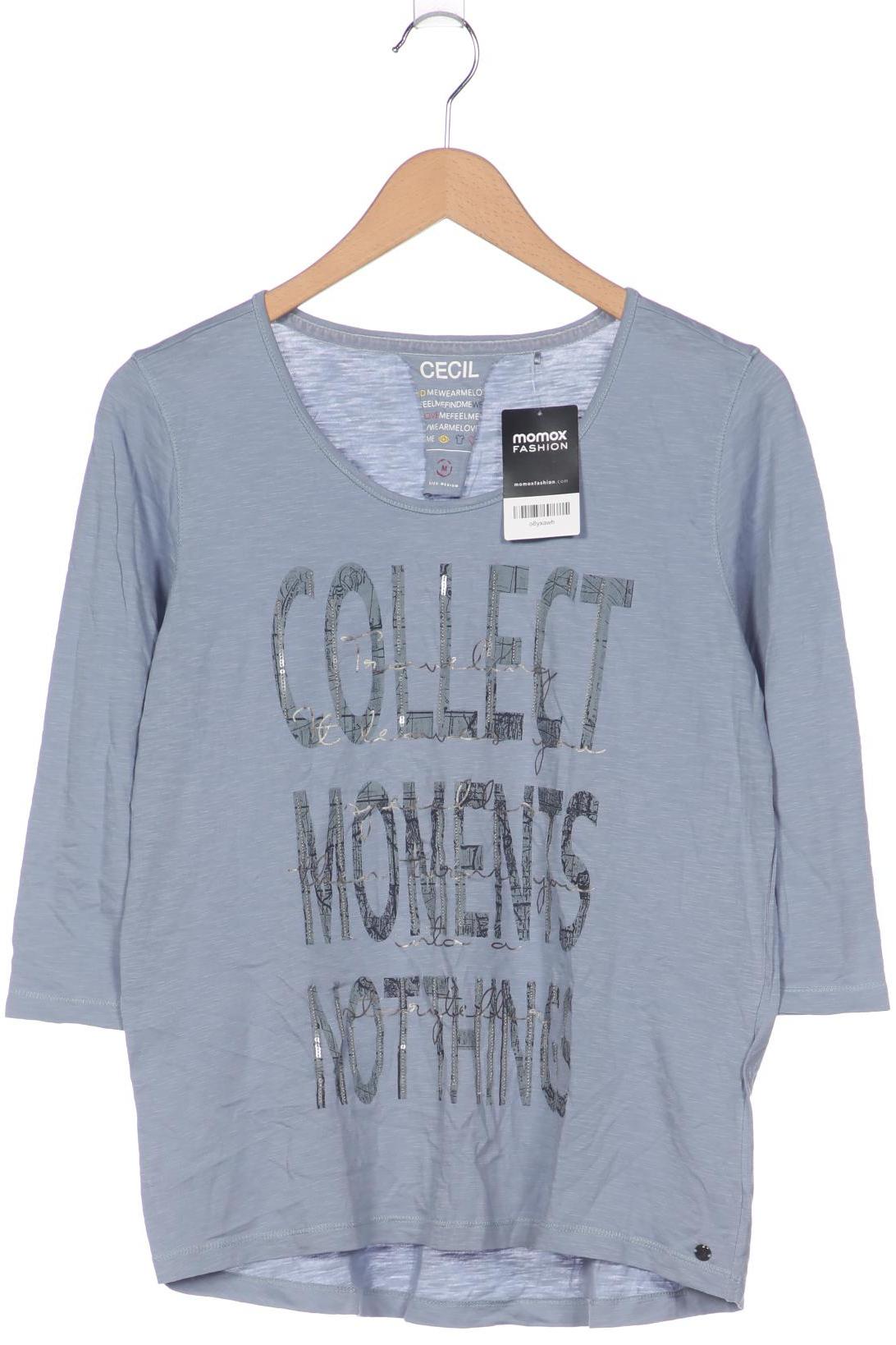 

Cecil Damen Langarmshirt, blau, Gr. 38